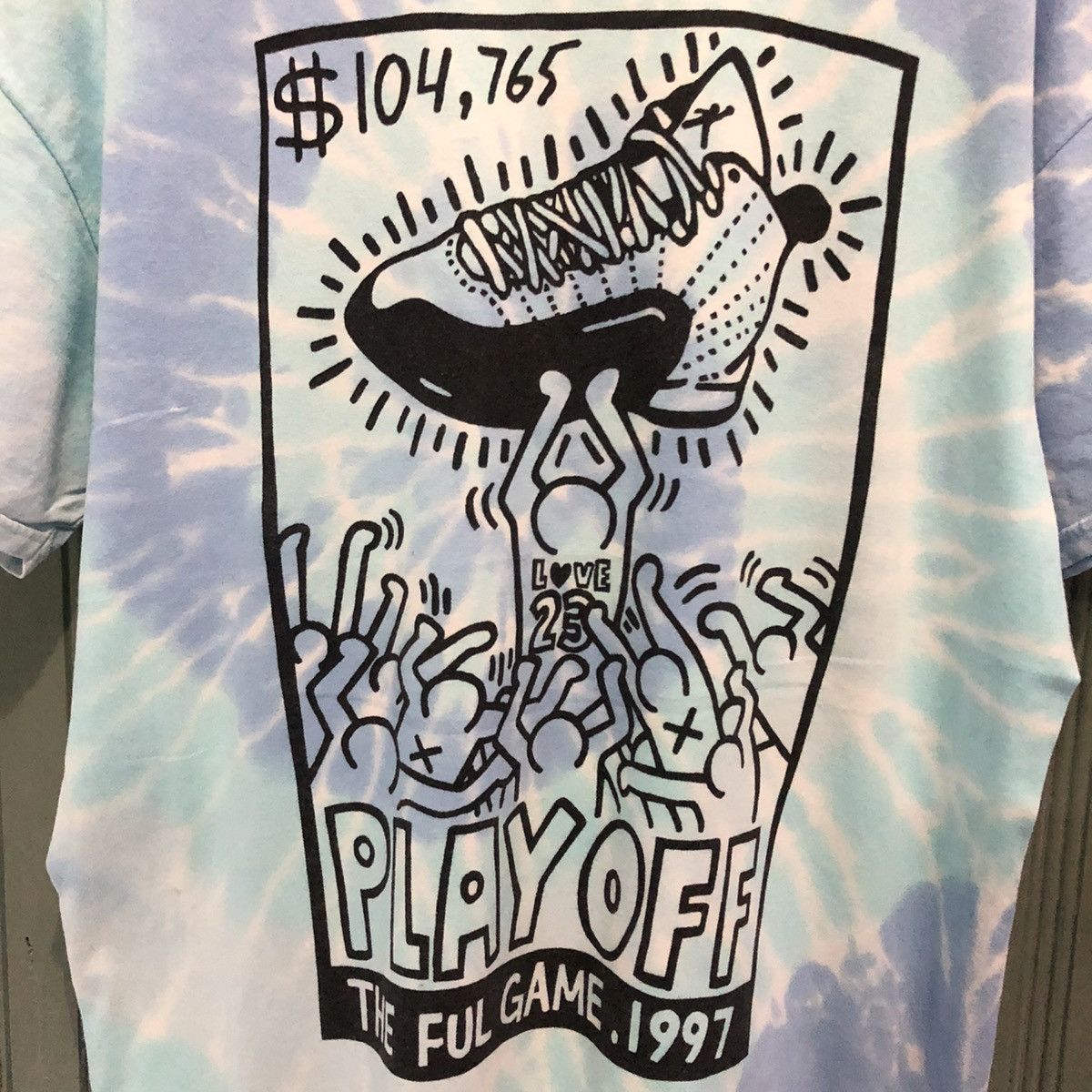 Jordan Brand Rare‼️Vintage Keith Haring X Air Jordan Play Off The Ful Game Size US L / EU 52-54 / 3 - 3 Thumbnail