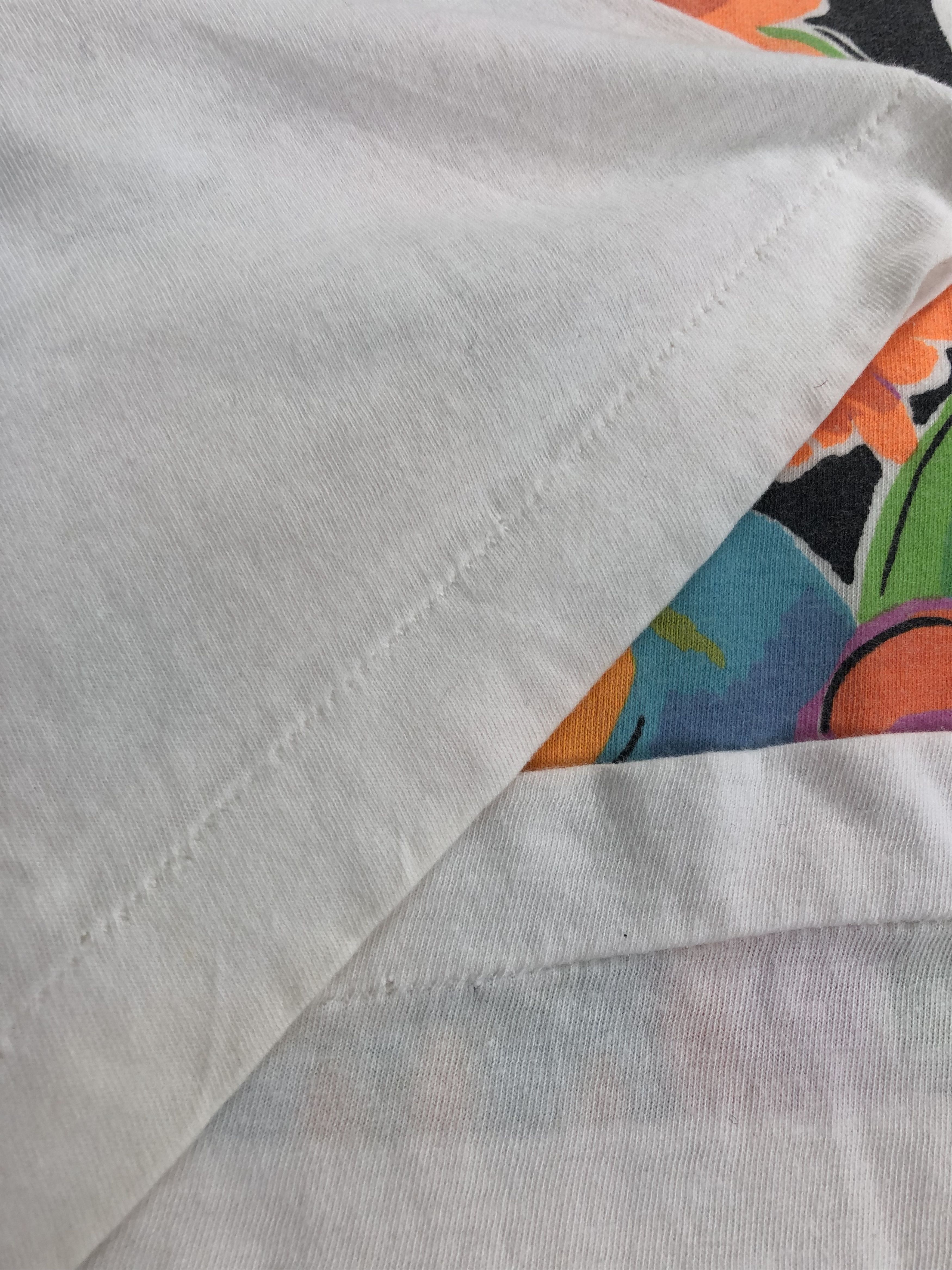 Designer × Vintage Vintage 90s Mary Quant London Tokyo Flowers T-shirt Size US XL / EU 56 / 4 - 9 Thumbnail
