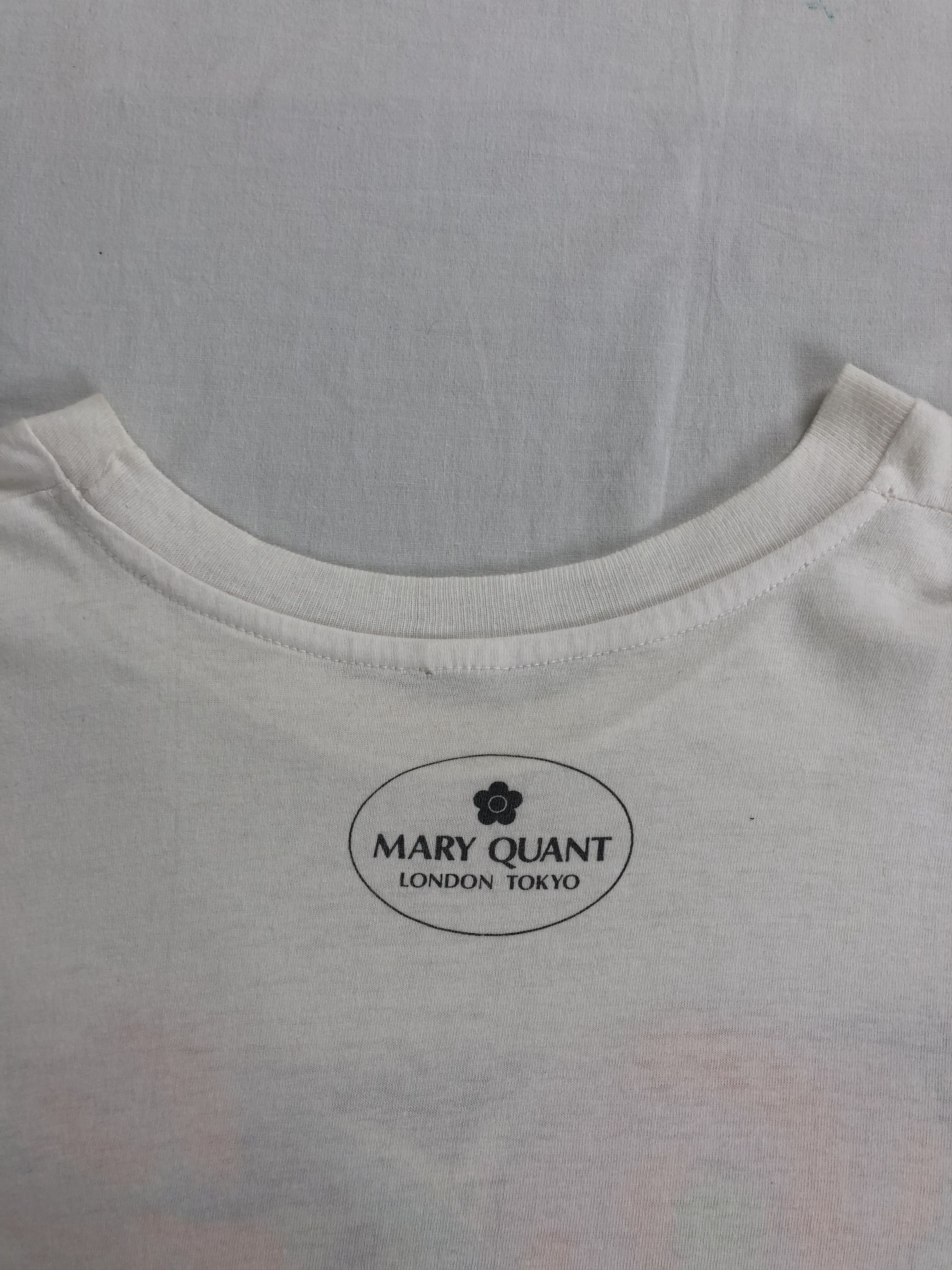 Designer × Vintage Vintage 90s Mary Quant London Tokyo Flowers T-shirt Size US XL / EU 56 / 4 - 11 Thumbnail