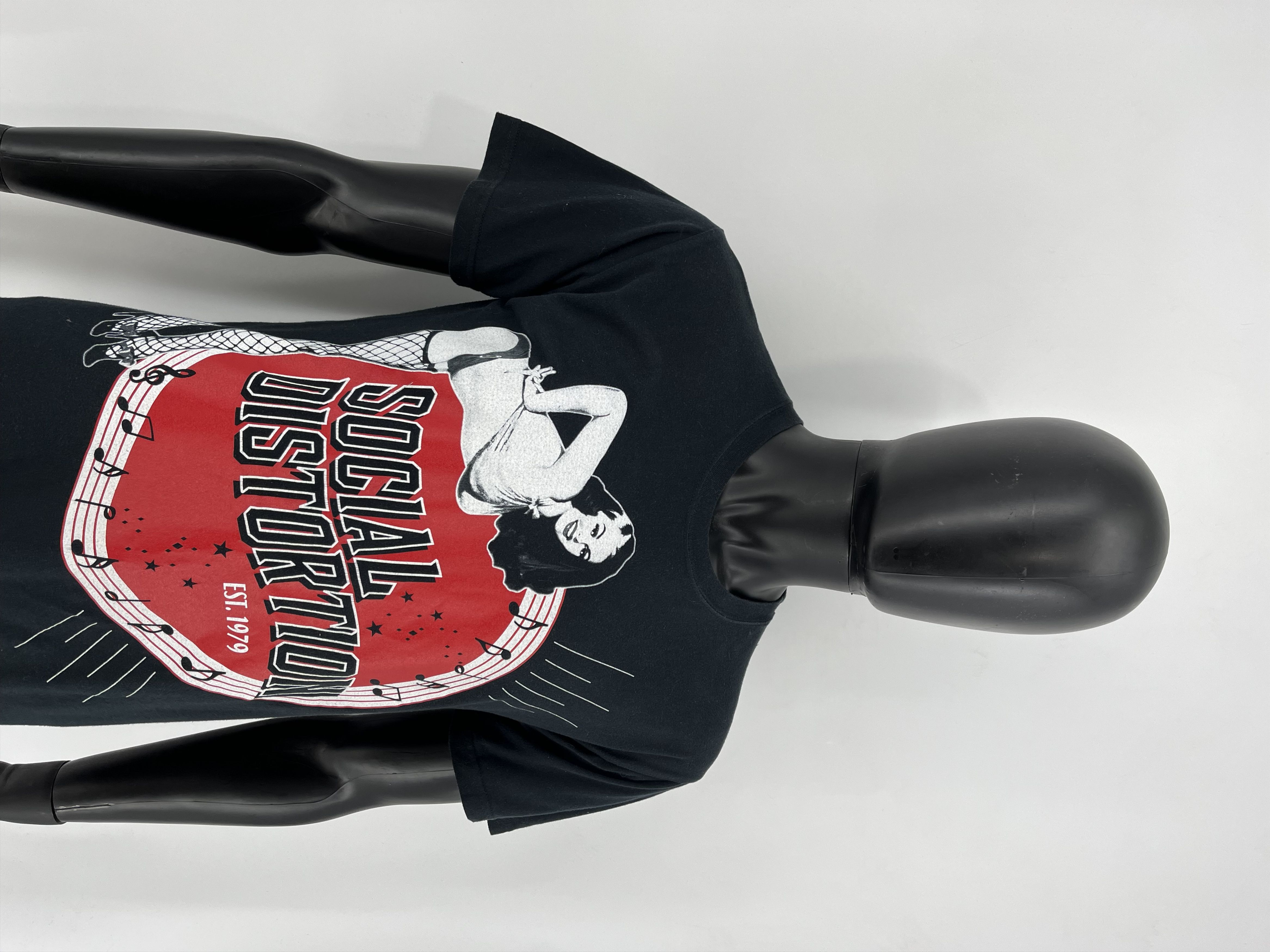 Band Tees × Vintage Vintage Social Distortion Punk Band Sexy t-shirt Y2K Size US M / EU 48-50 / 2 - 2 Thumbnail