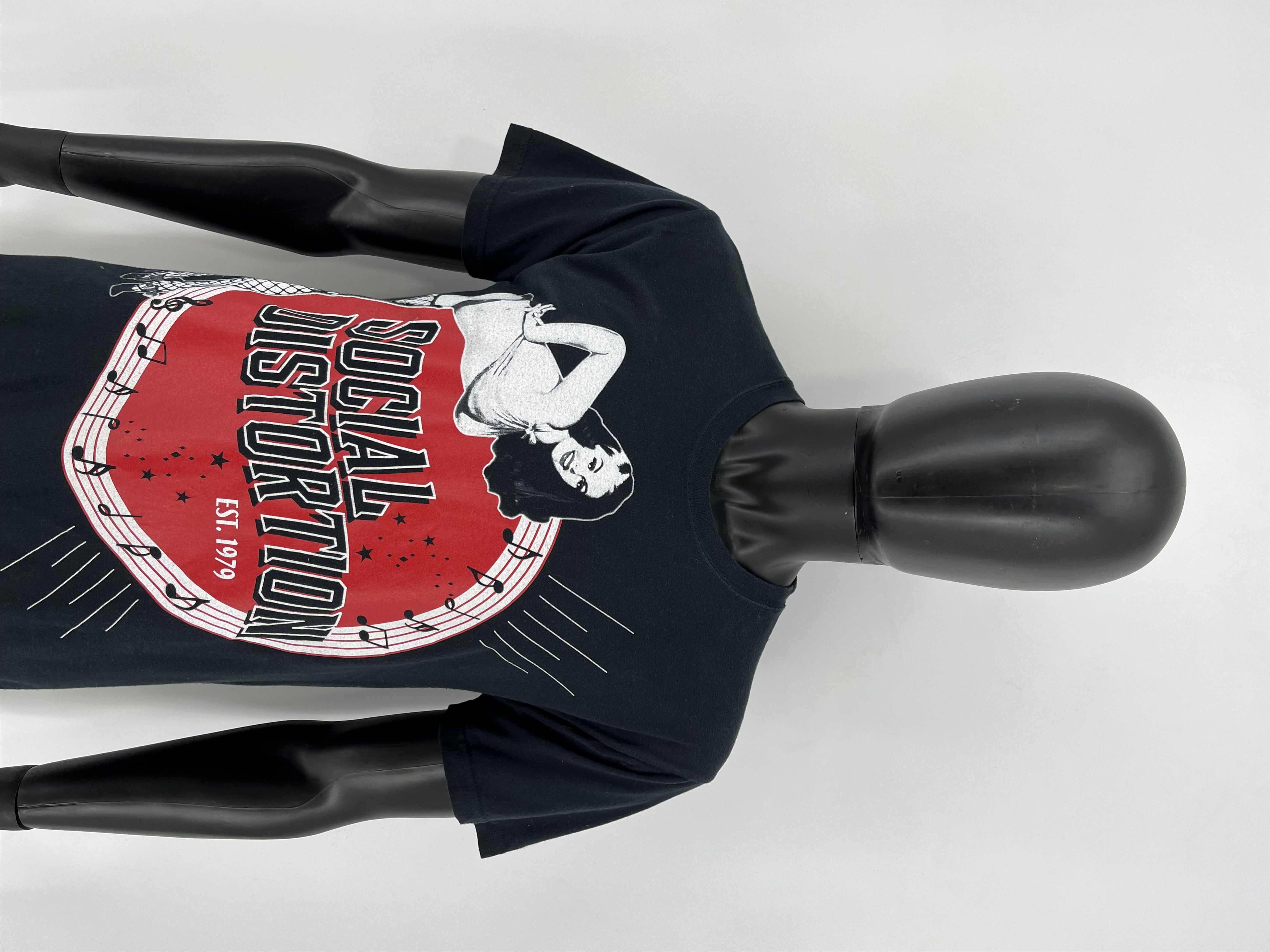 Band Tees × Vintage Vintage Social Distortion Punk Band Sexy t-shirt Y2K Size US M / EU 48-50 / 2 - 3 Thumbnail