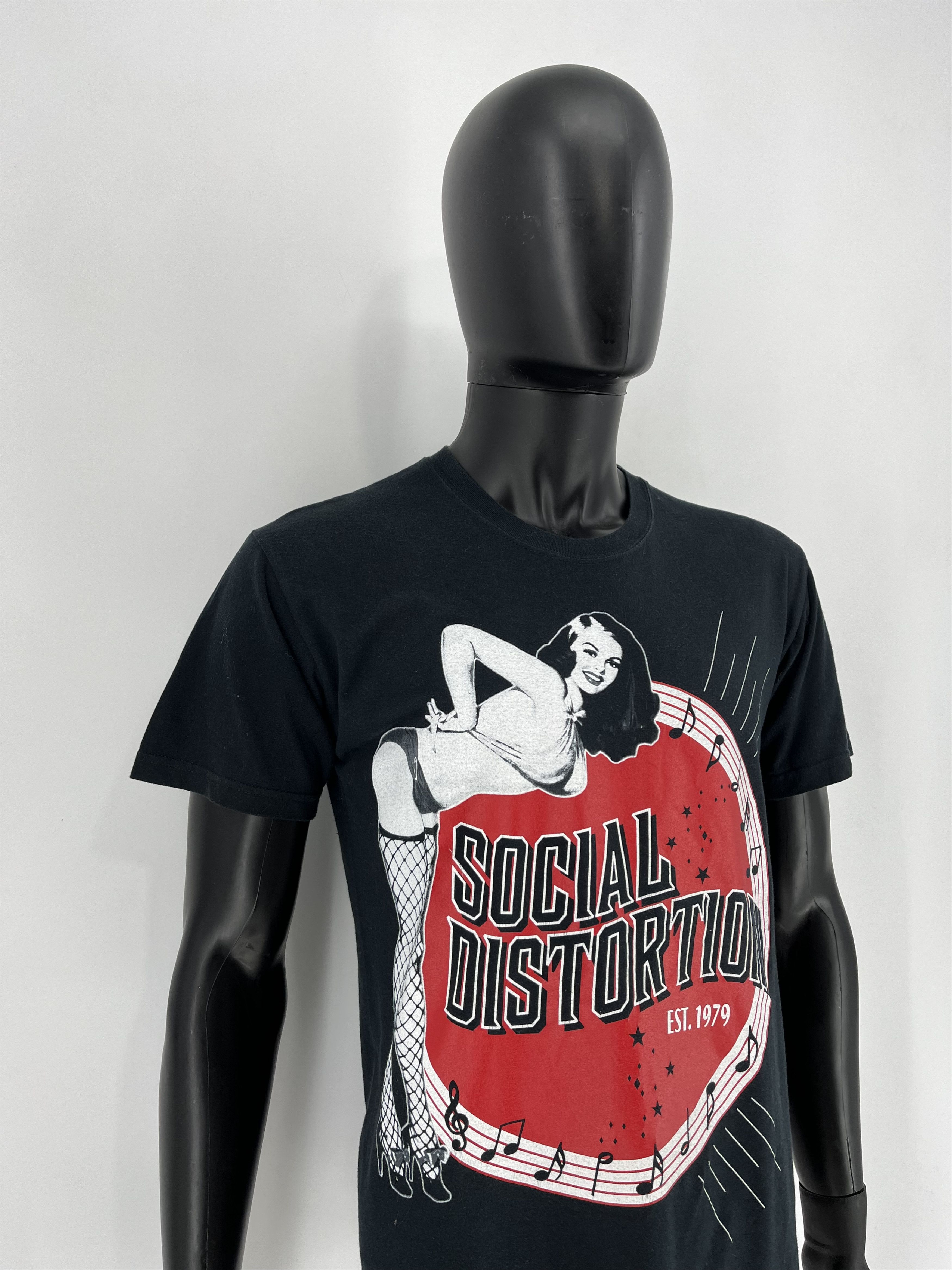 Band Tees × Vintage Vintage Social Distortion Punk Band Sexy t-shirt Y2K Size US M / EU 48-50 / 2 - 1 Thumbnail