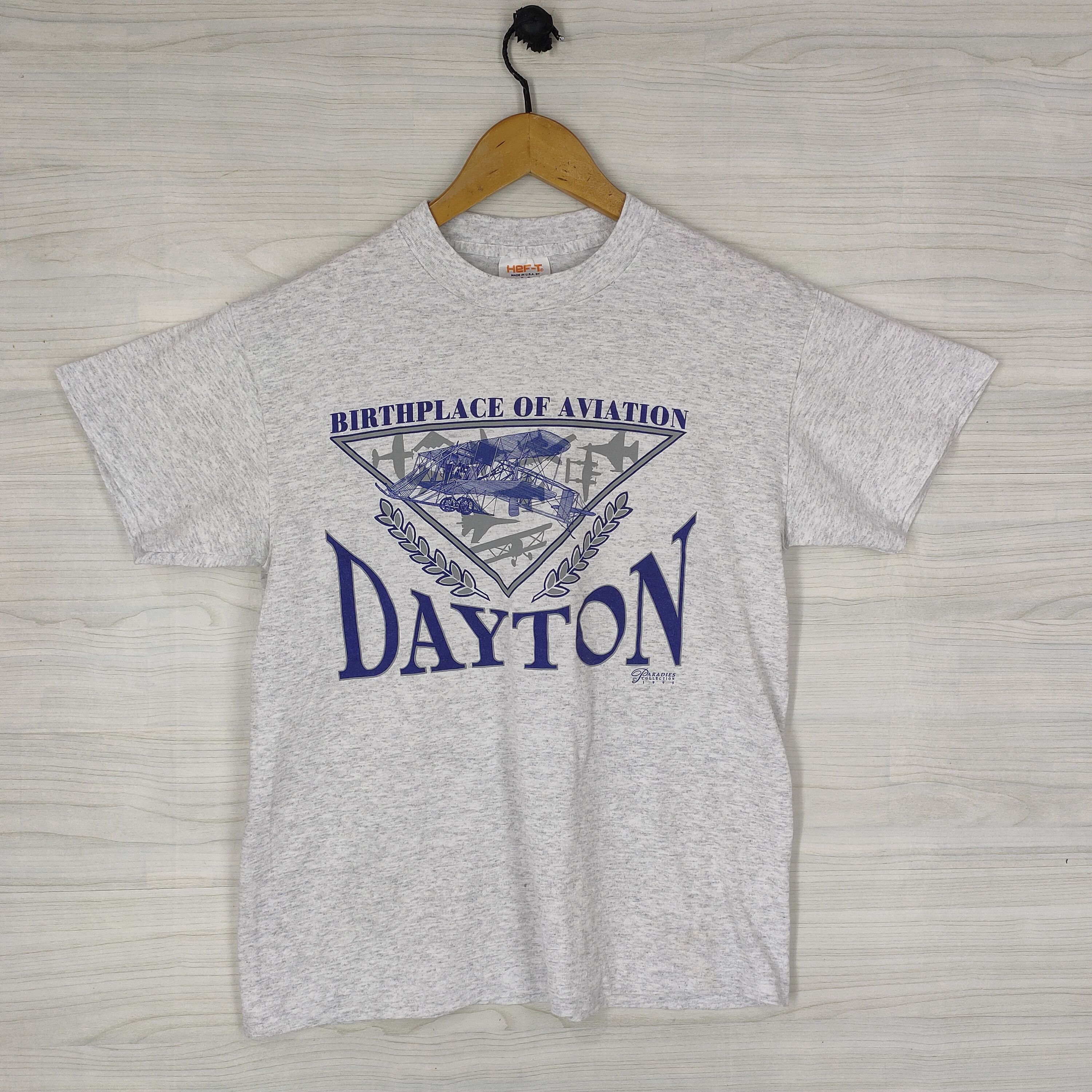 Vintage Vintage 1995 Birthplace of Aviation Dayton Single Stitch Tee Size M / US 6-8 / IT 42-44 - 1 Thumbnail