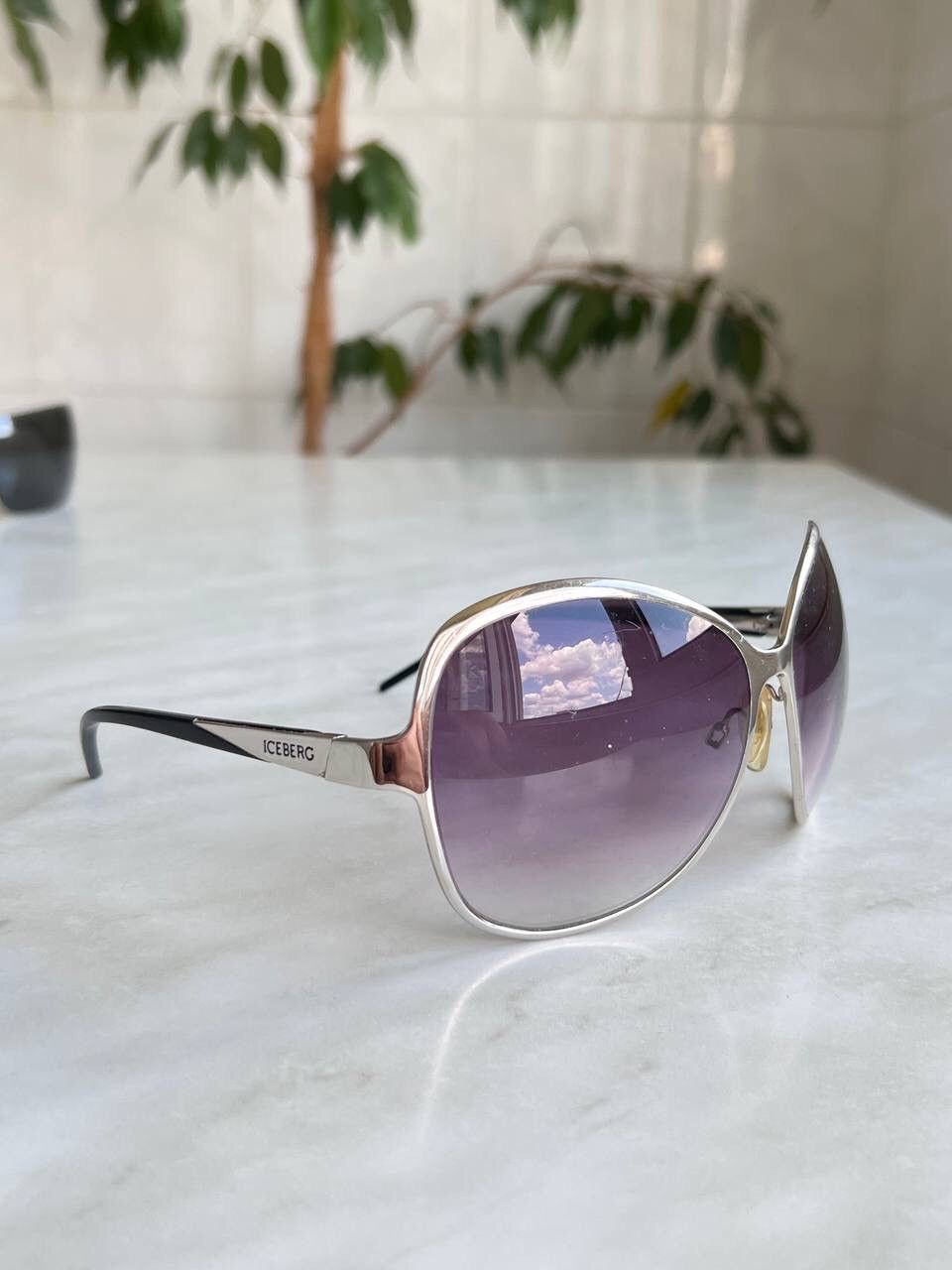 Iceberg Iceberg Sunglasses Violet Vintage 2000s Metal Size ONE SIZE - 2 Thumbnail
