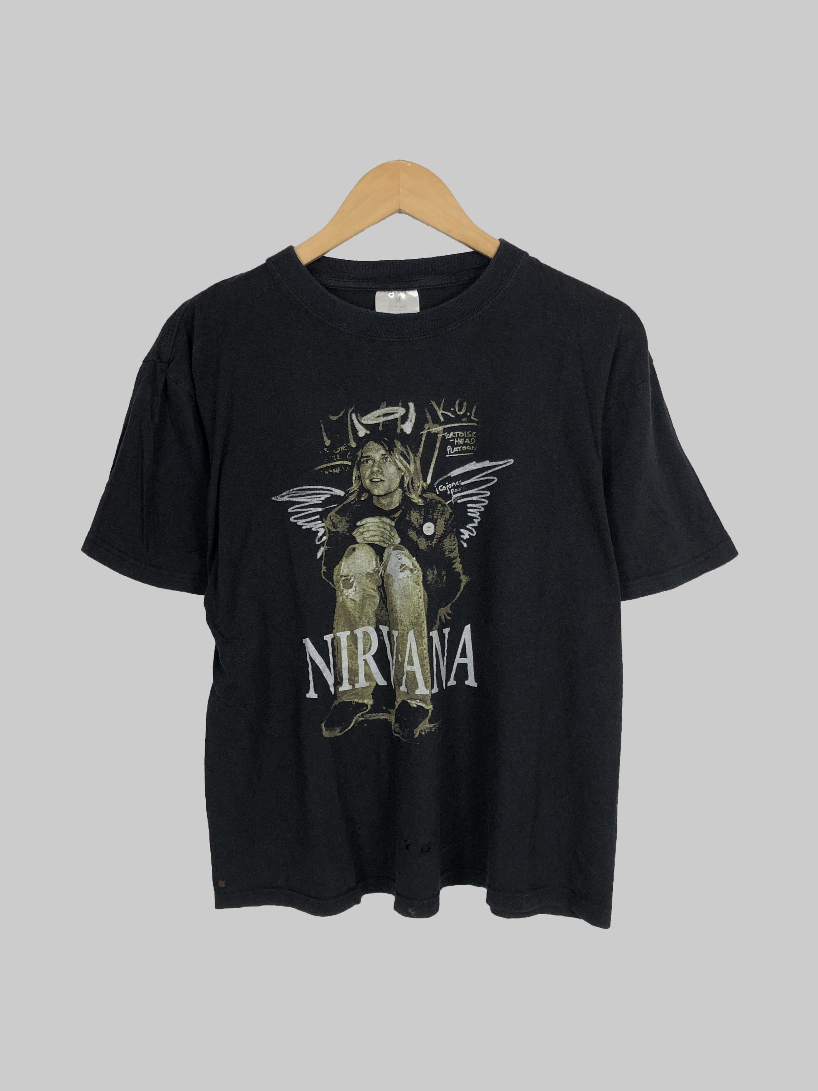 Band Tees × Rock T Shirt × Vintage Vintage 00s Nirvana Kurt Cobain 