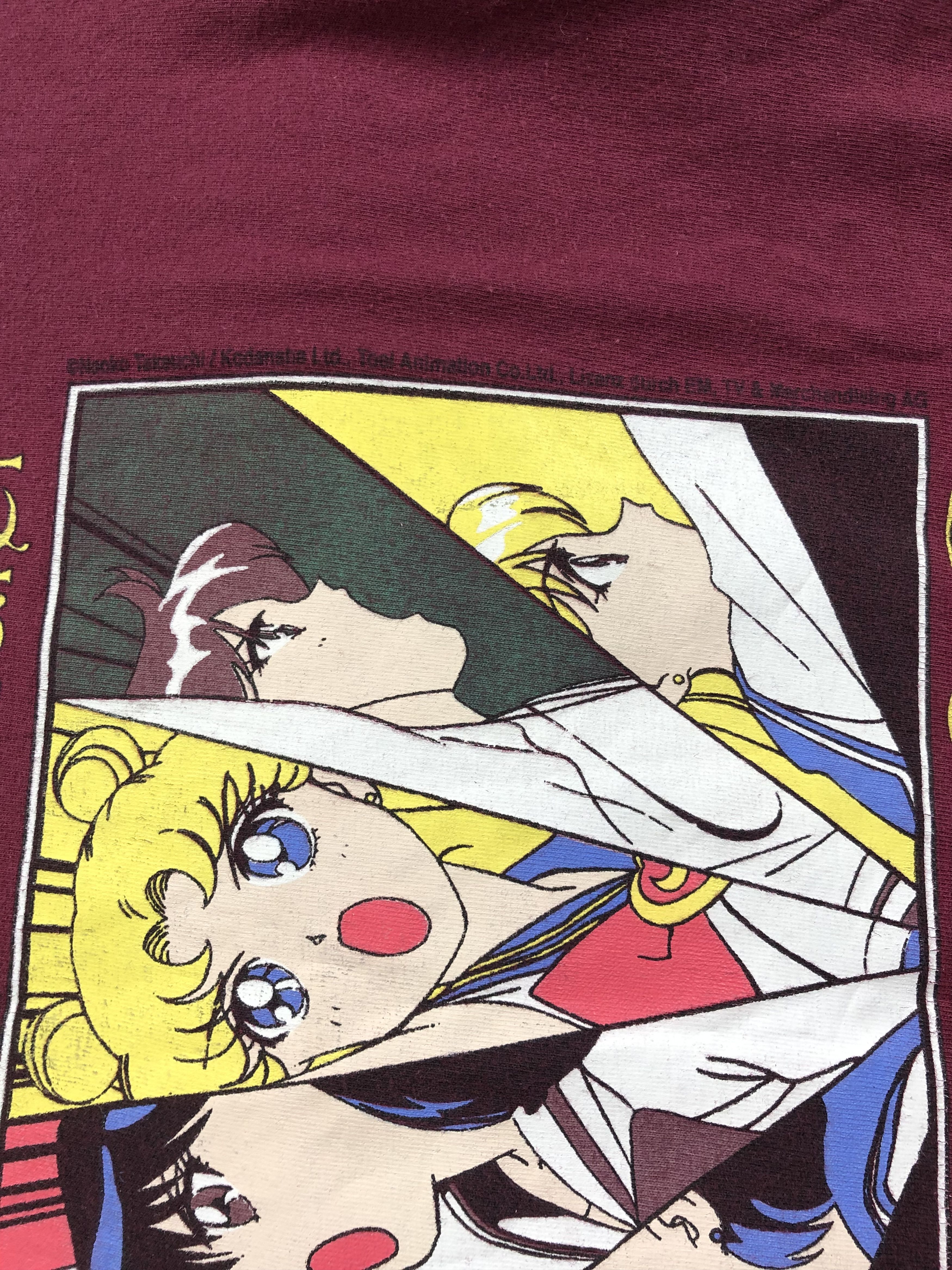 Anime Vintage 90s Sailor Moon Pretty Soldier (Dragon Ball Piece) Size US S / EU 44-46 / 1 - 9 Thumbnail