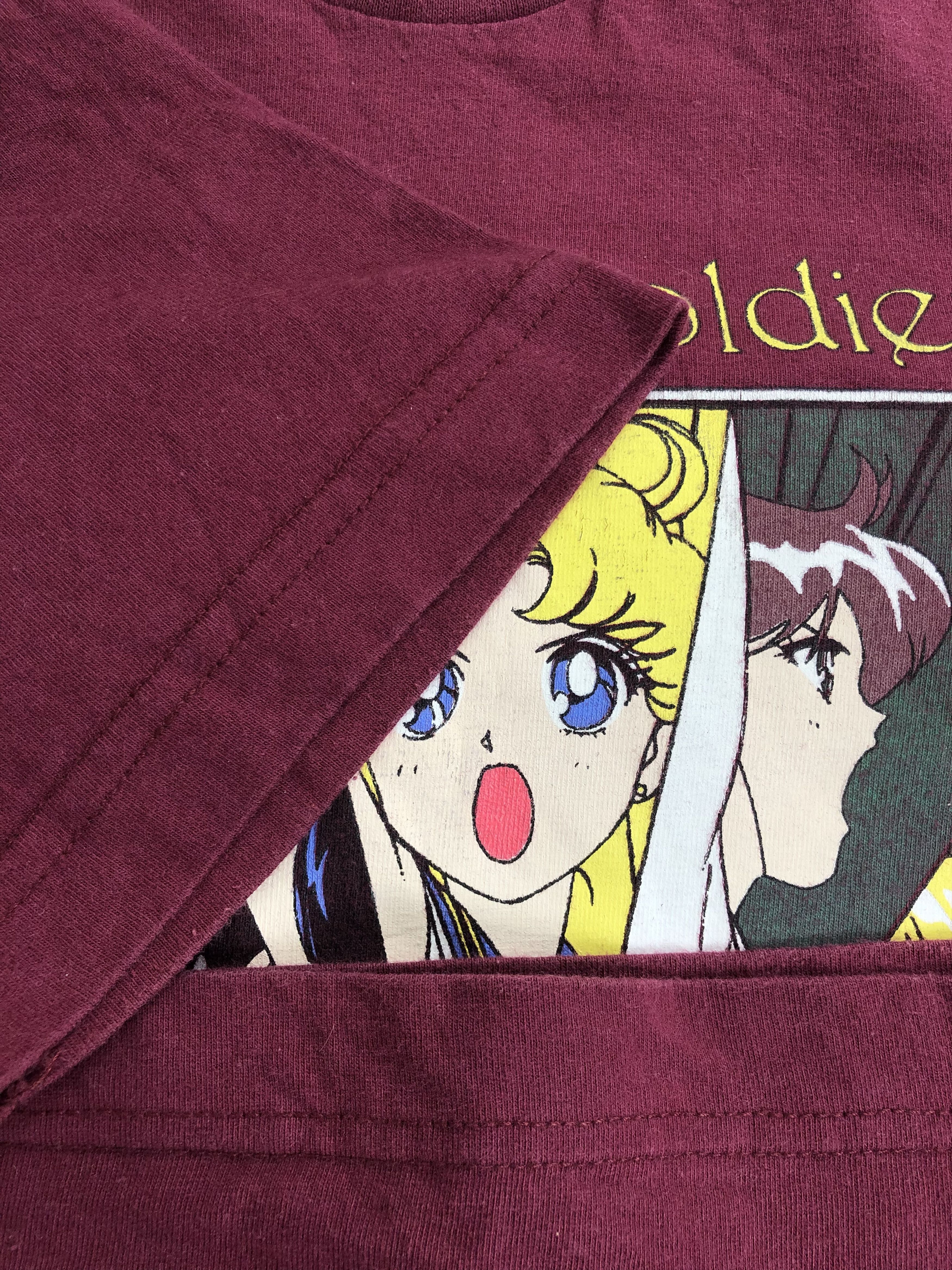 Anime Vintage 90s Sailor Moon Pretty Soldier (Dragon Ball Piece) Size US S / EU 44-46 / 1 - 12 Thumbnail