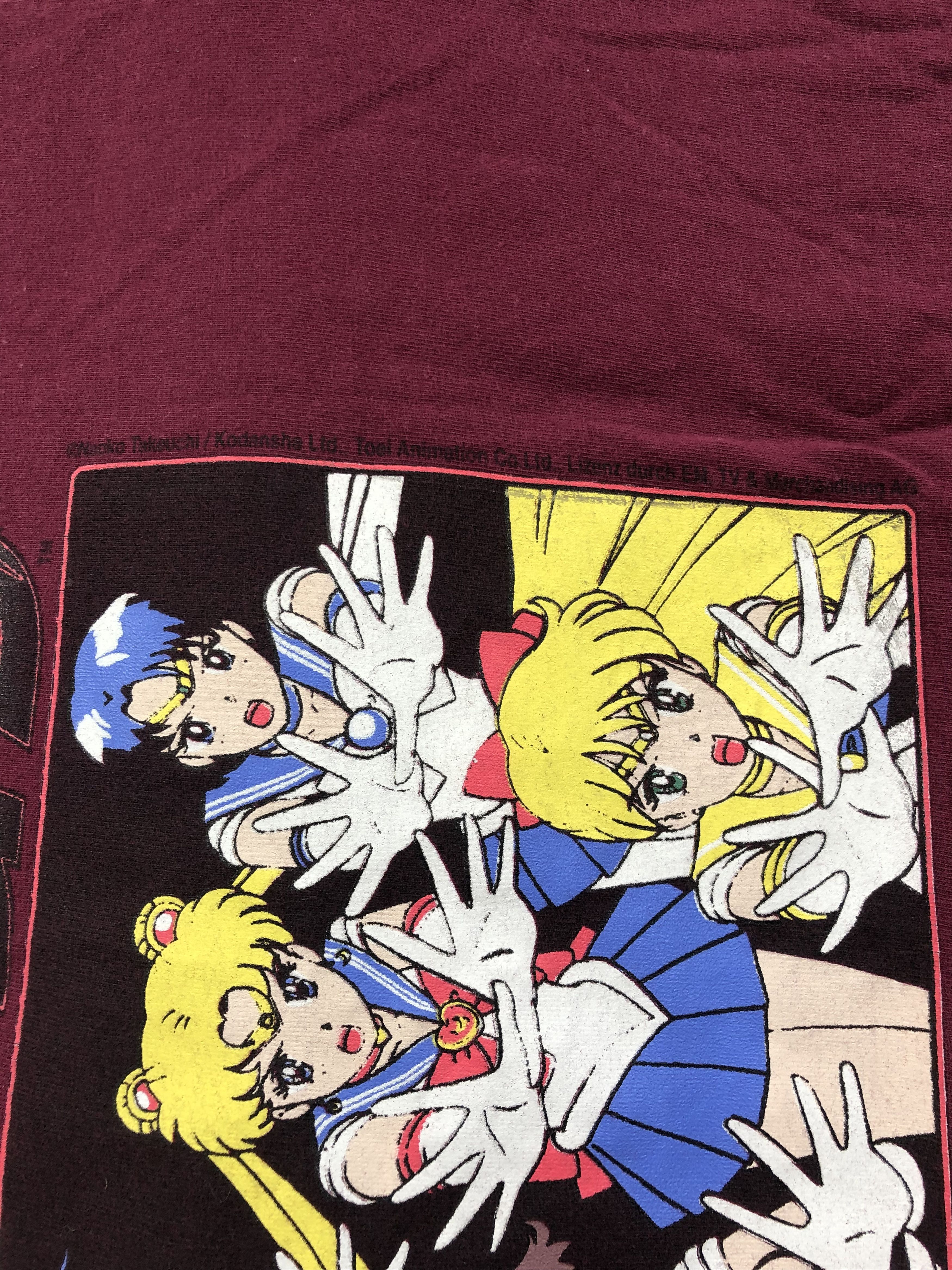Anime Vintage 90s Sailor Moon Pretty Soldier (Dragon Ball Piece) Size US S / EU 44-46 / 1 - 15 Thumbnail