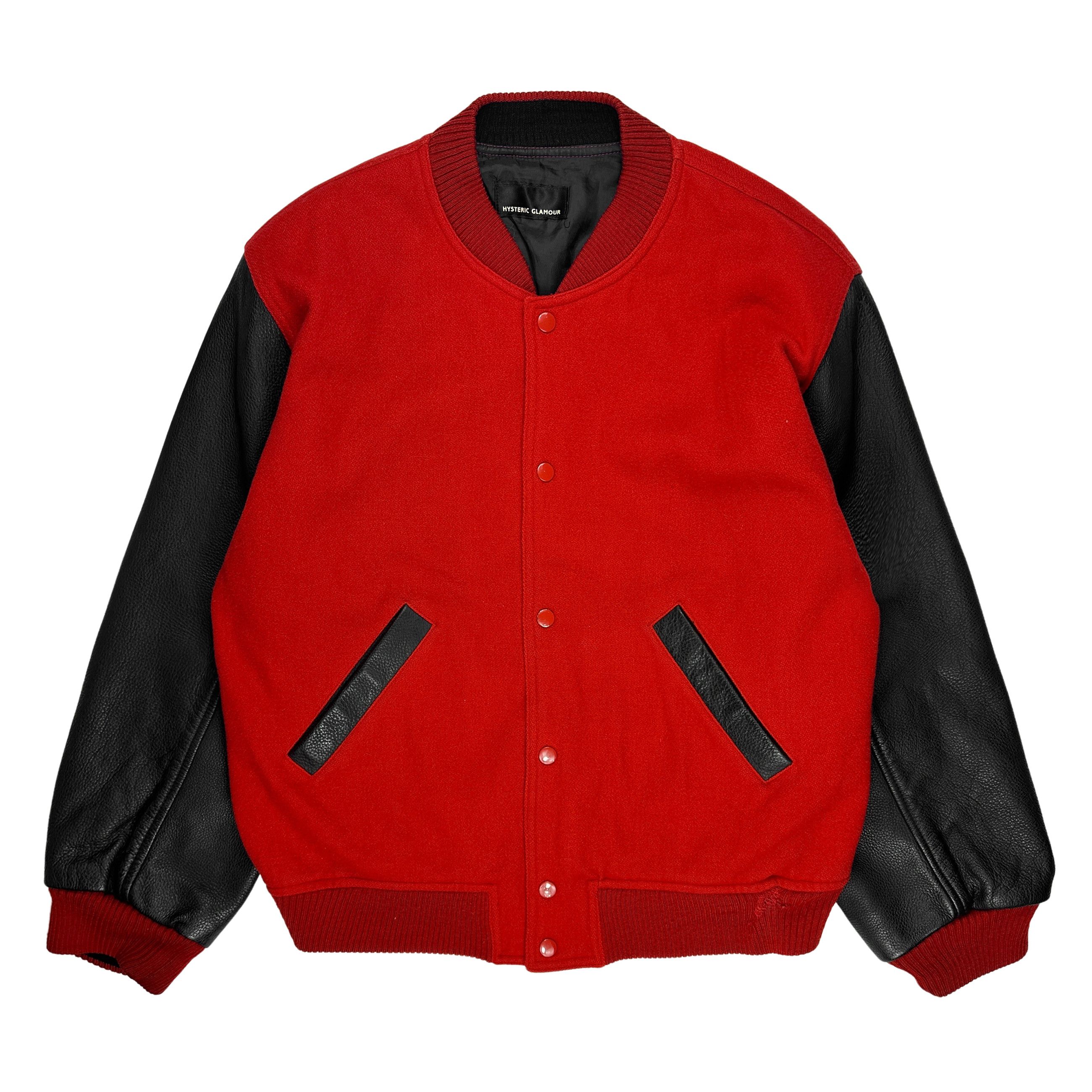 Hysteric Glamour 90's Flower Logo Varsity Jacket Size US L / EU 52-54 / 3 - 2 Thumbnail