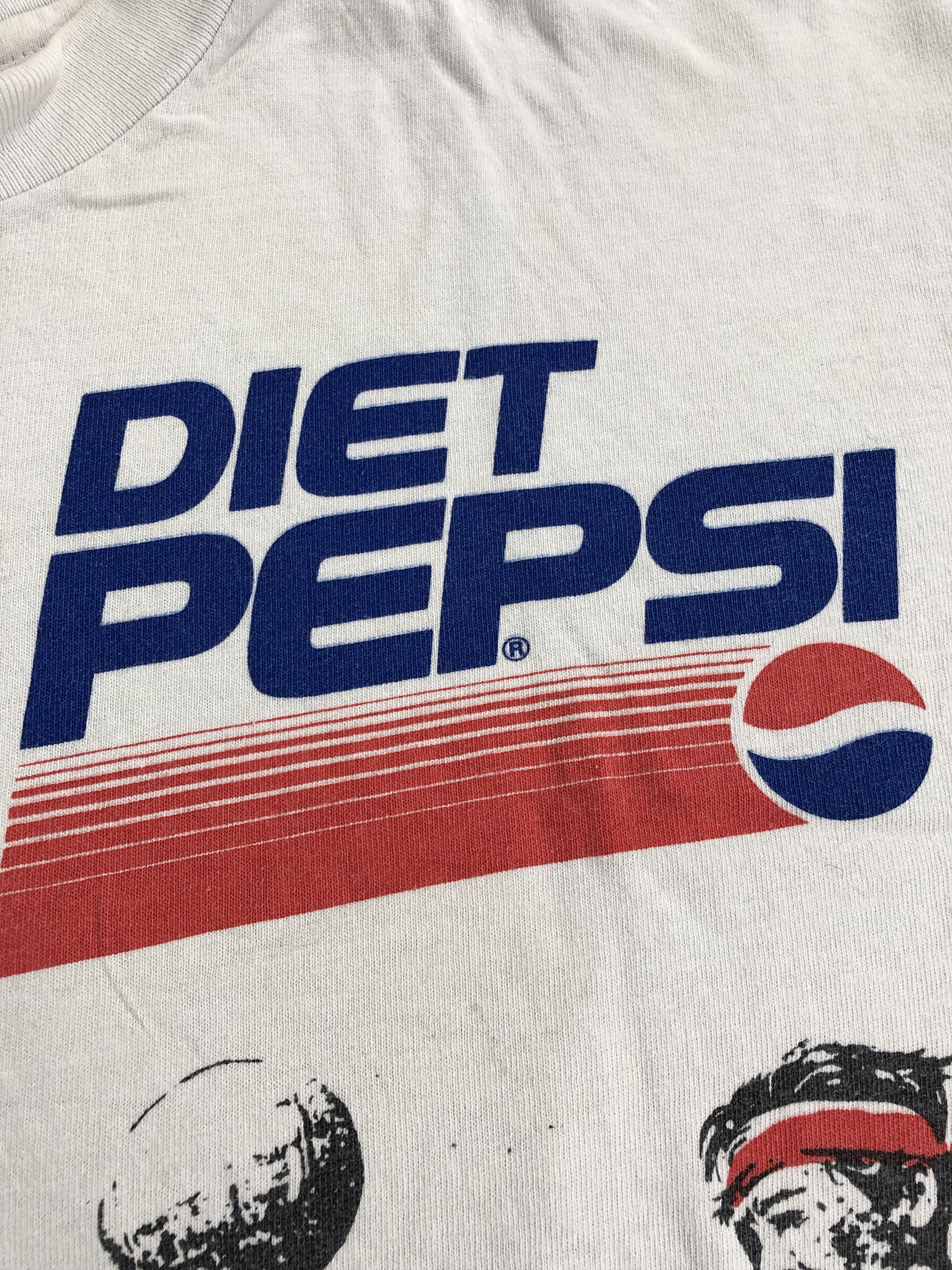 Pepsi Vintage 90s Pepsi Cola Diet Pepsi promo t-shirt (Coca Cola) Size US XL / EU 56 / 4 - 6 Thumbnail
