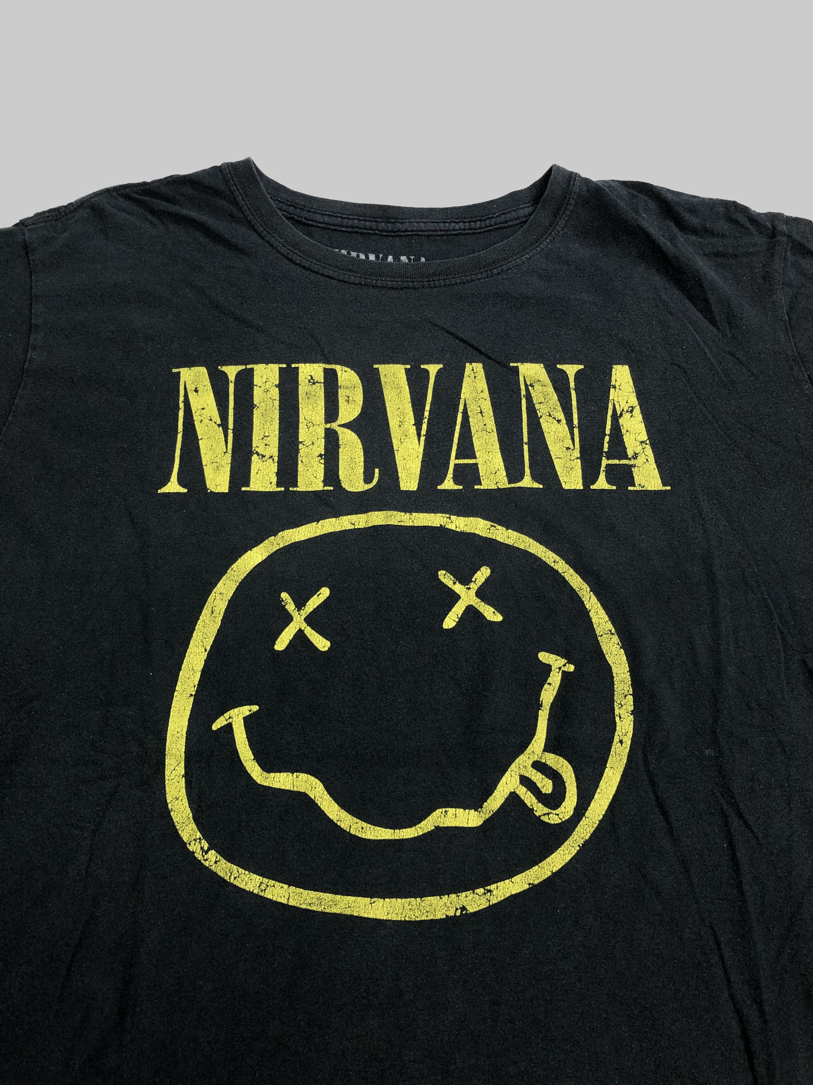 Band Tees Vintage 2015 Nirvana (Pearl Jam Foo Fighters Green Day) Size US L / EU 52-54 / 3 - 2 Thumbnail