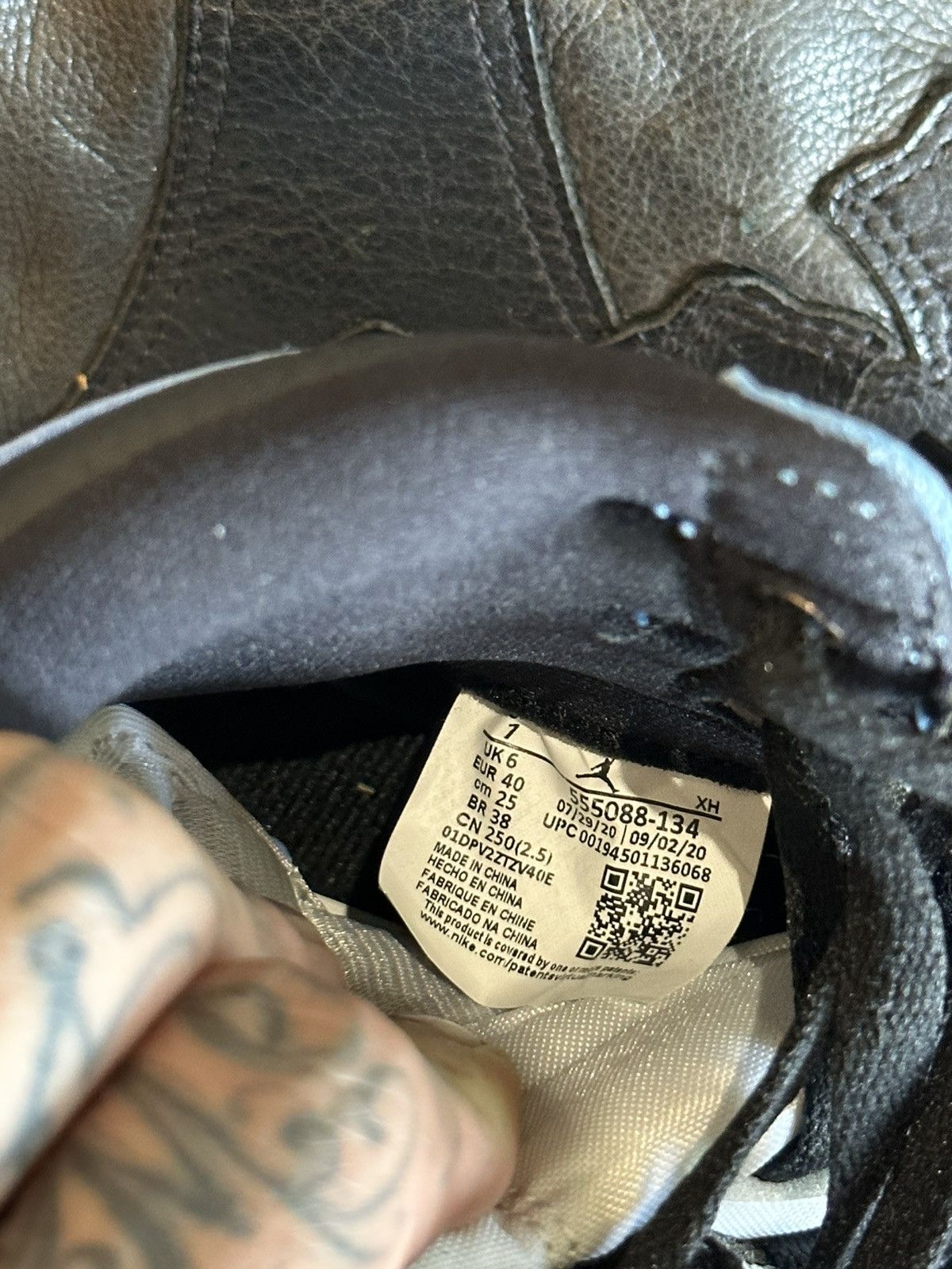 Chrome Hearts Chrome Hearts x Jordan 1 Sneakers NEW SZ 7 4Gseller Size US 7 / EU 40 - 14 Thumbnail