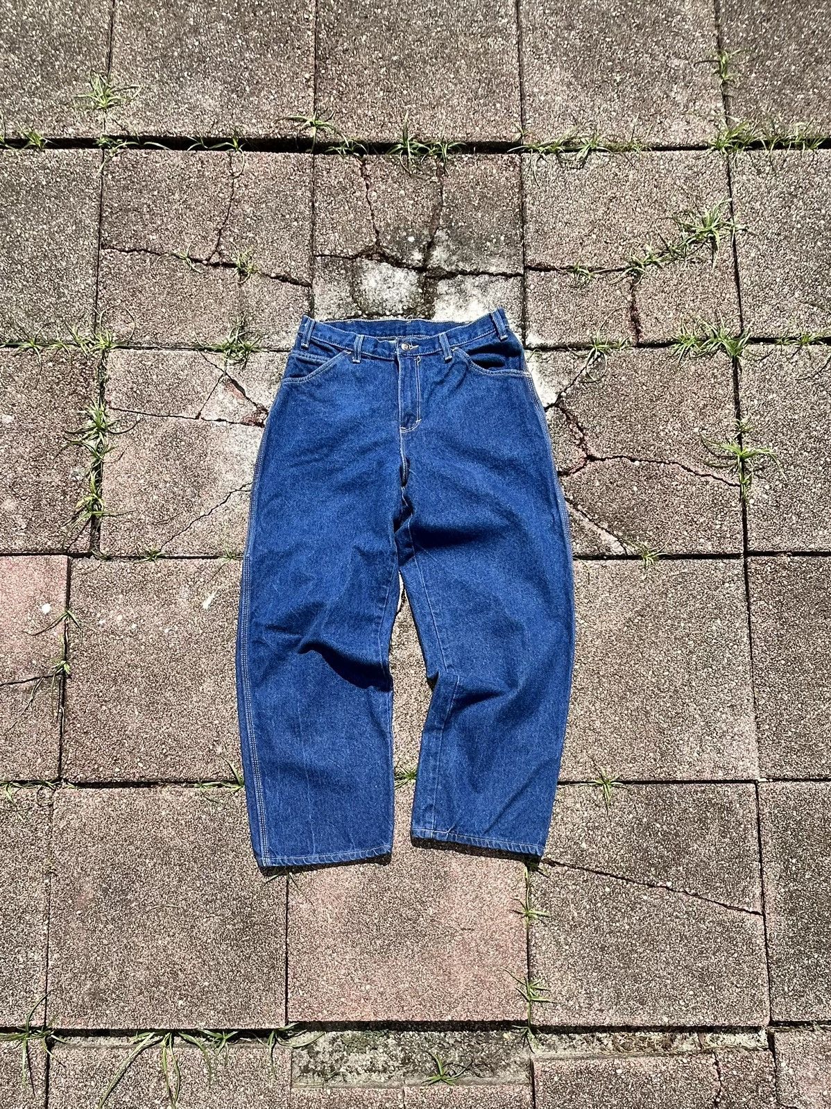 Dickies × Vintage Vintage 90s Dickies Extremely Baggy Carpenter Jeans Size US 30 / EU 46 - 1 Thumbnail