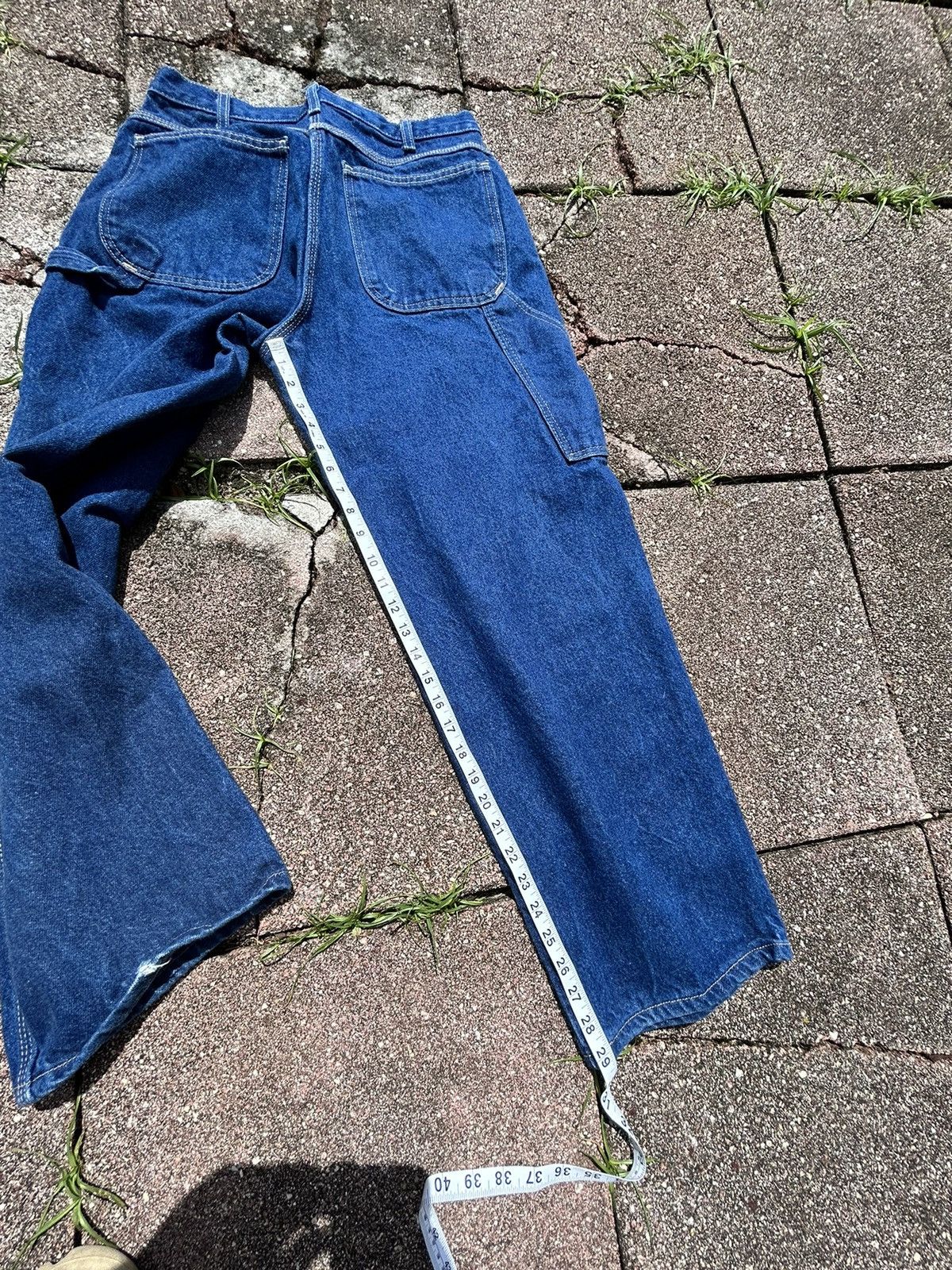 Dickies × Vintage Vintage 90s Dickies Extremely Baggy Carpenter Jeans Size US 30 / EU 46 - 5 Thumbnail