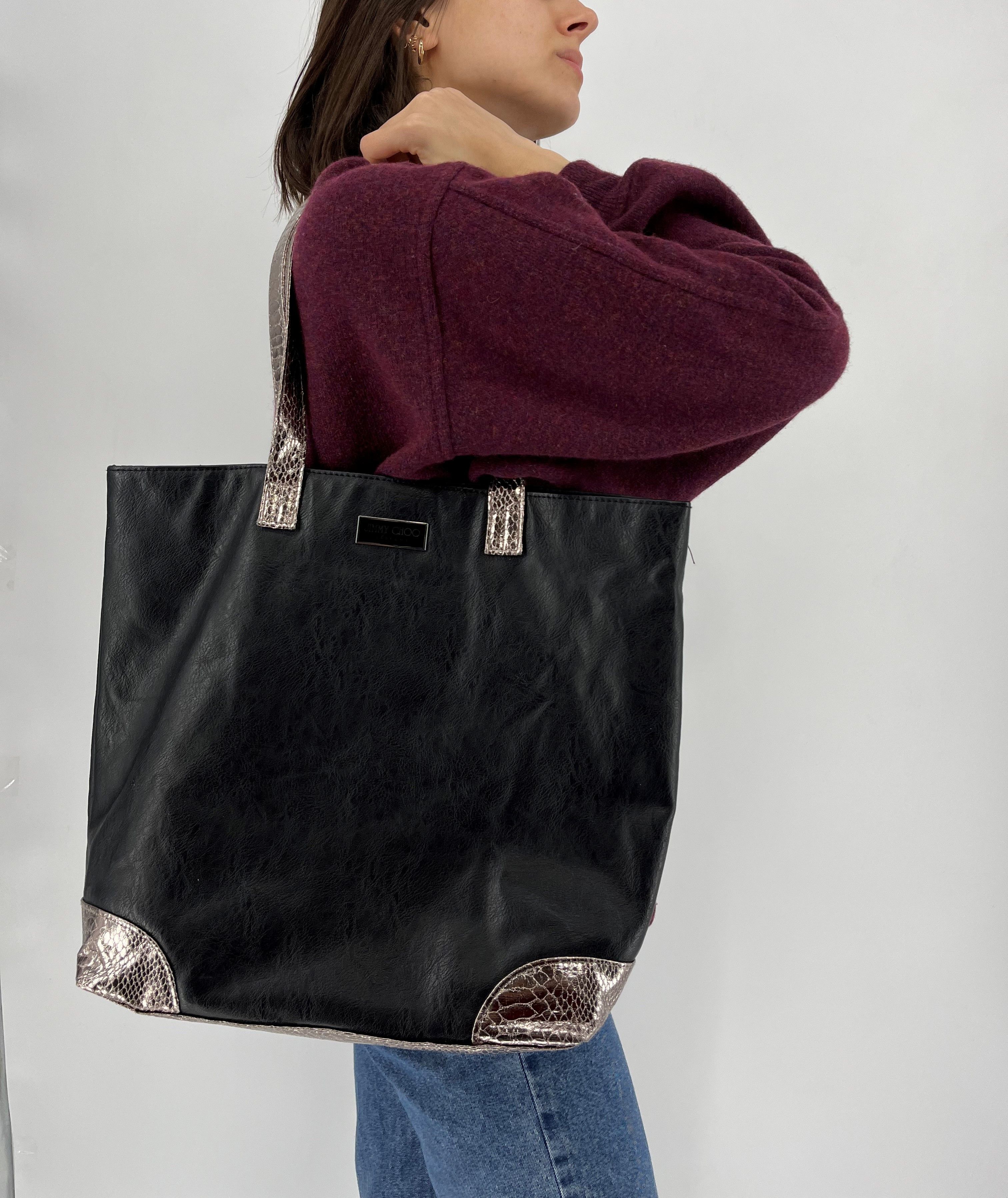 Jimmy Choo × Vintage Vintage Y2K Jimmy Choo Parfums Bag Shopper Size ONE SIZE - 2 Thumbnail