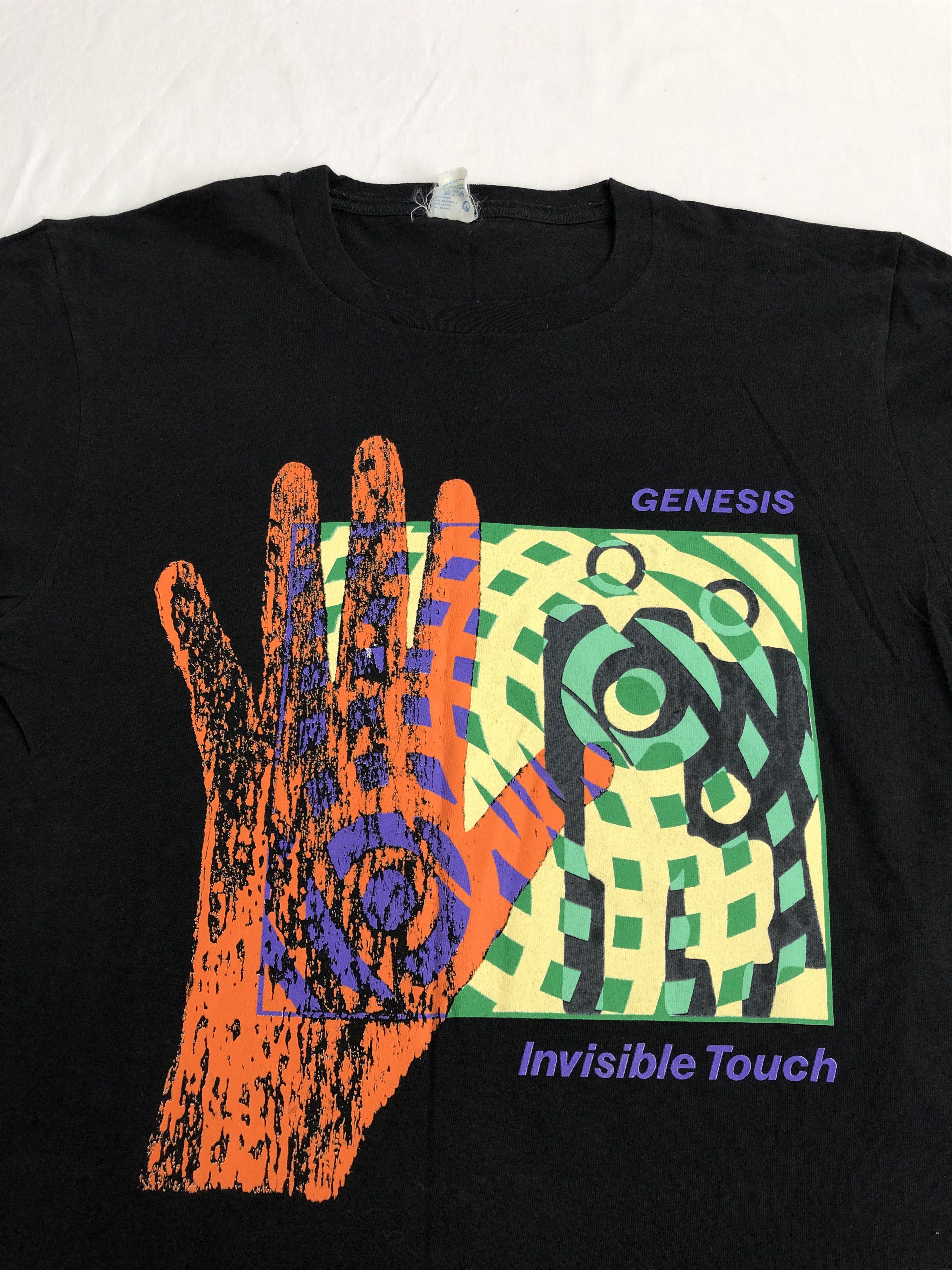 Band Tees Vintage 1987 Genesis Invisible Touch Tour (Pink Floyd) Size US L / EU 52-54 / 3 - 3 Thumbnail