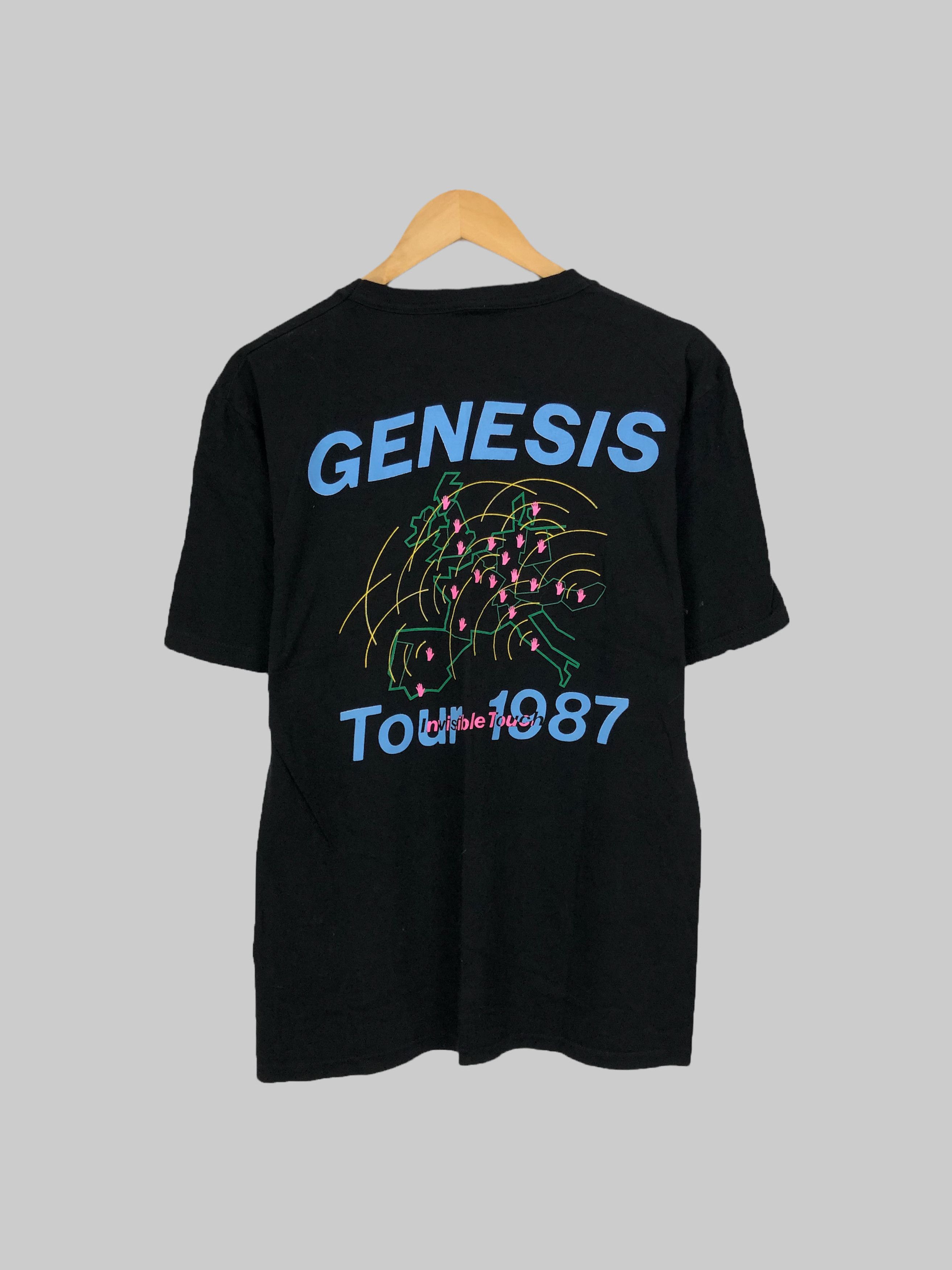 Band Tees Vintage 1987 Genesis Invisible Touch Tour (Pink Floyd) Size US L / EU 52-54 / 3 - 2 Thumbnail