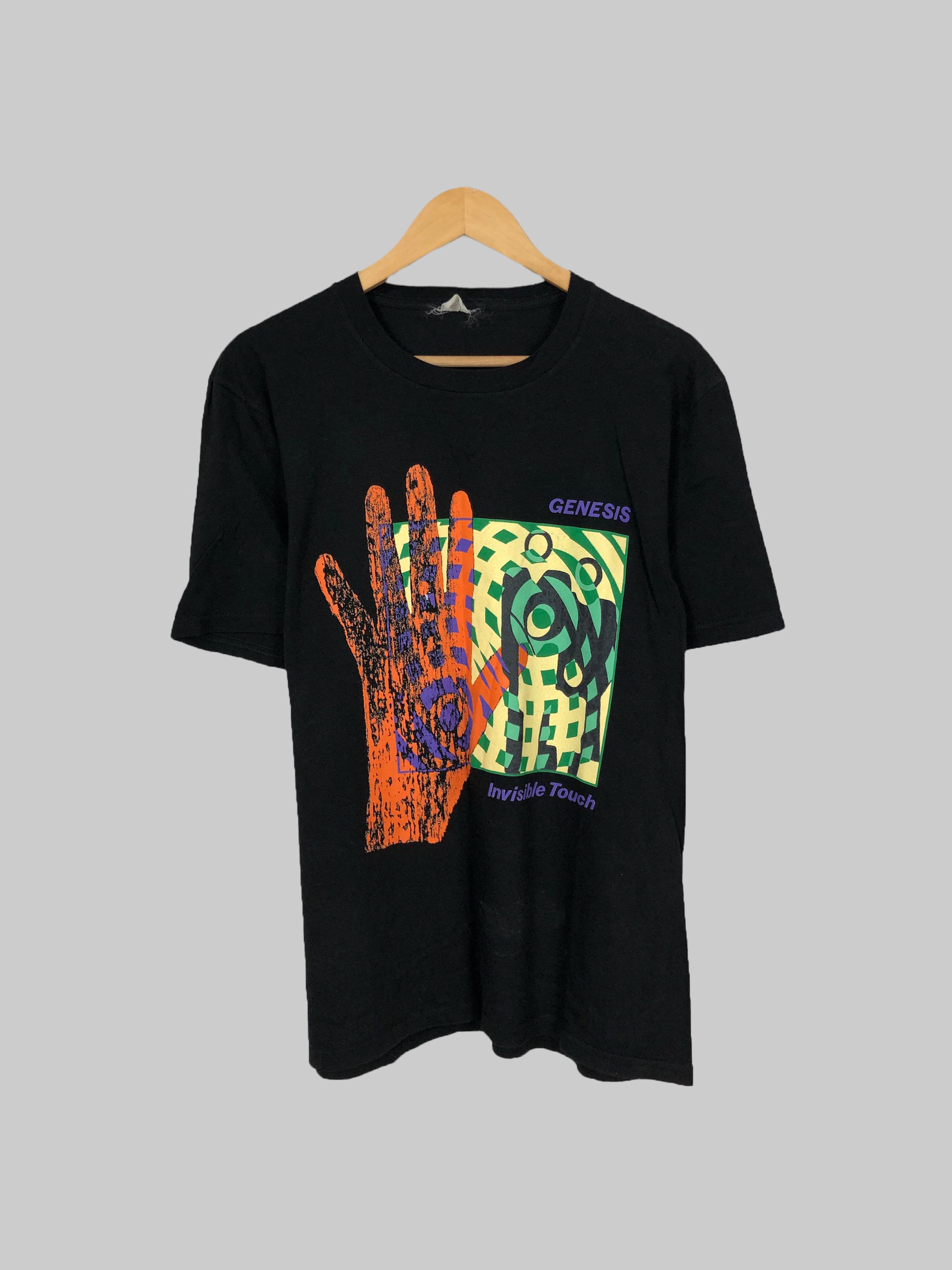 Band Tees Vintage 1987 Genesis Invisible Touch Tour (Pink Floyd) Size US L / EU 52-54 / 3 - 1 Thumbnail