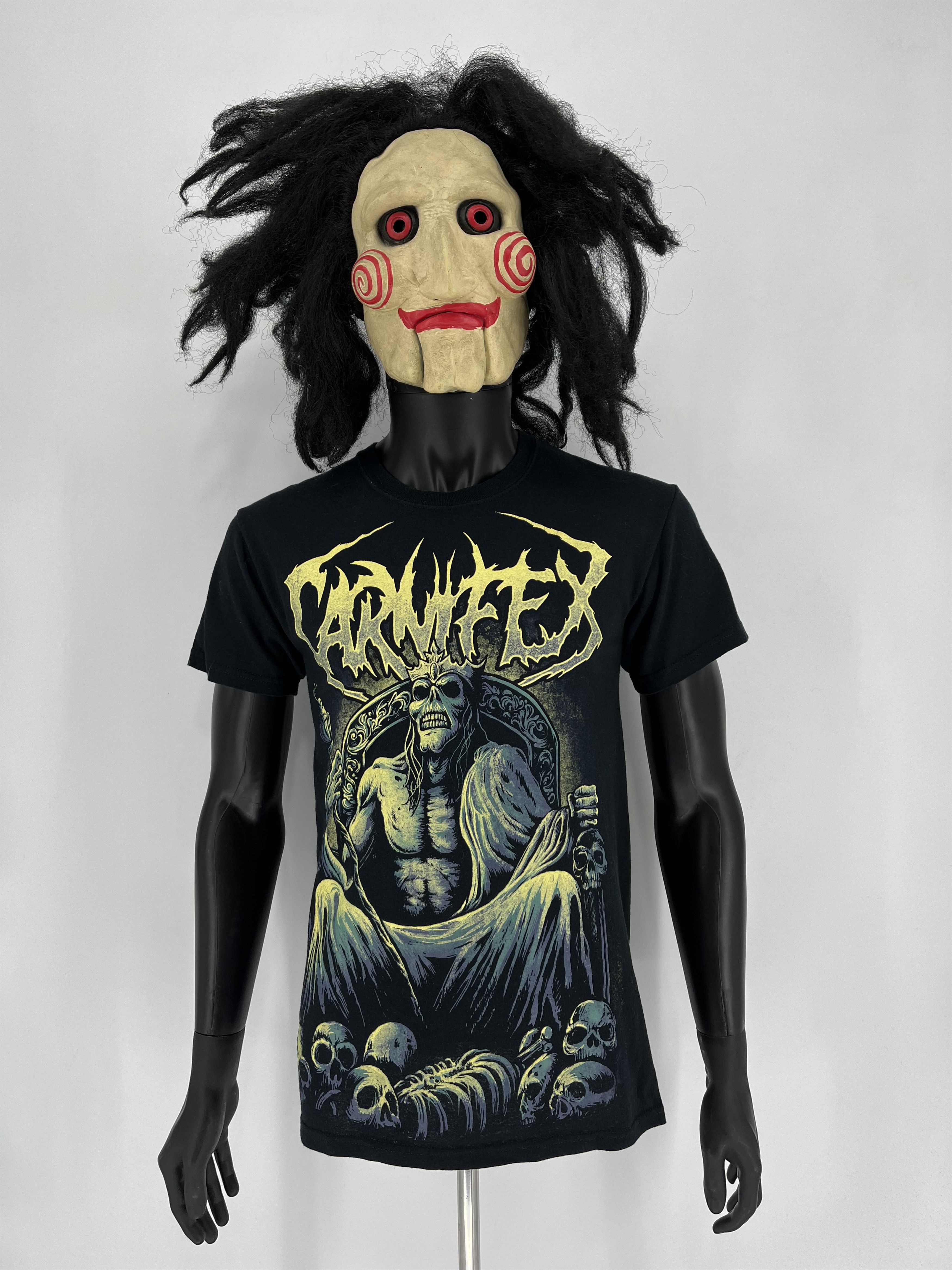 Band Tees × Vintage Vintage Y2K Carnifex Deathcore Metal T-Shirt Size US S / EU 44-46 / 1 - 2 Thumbnail