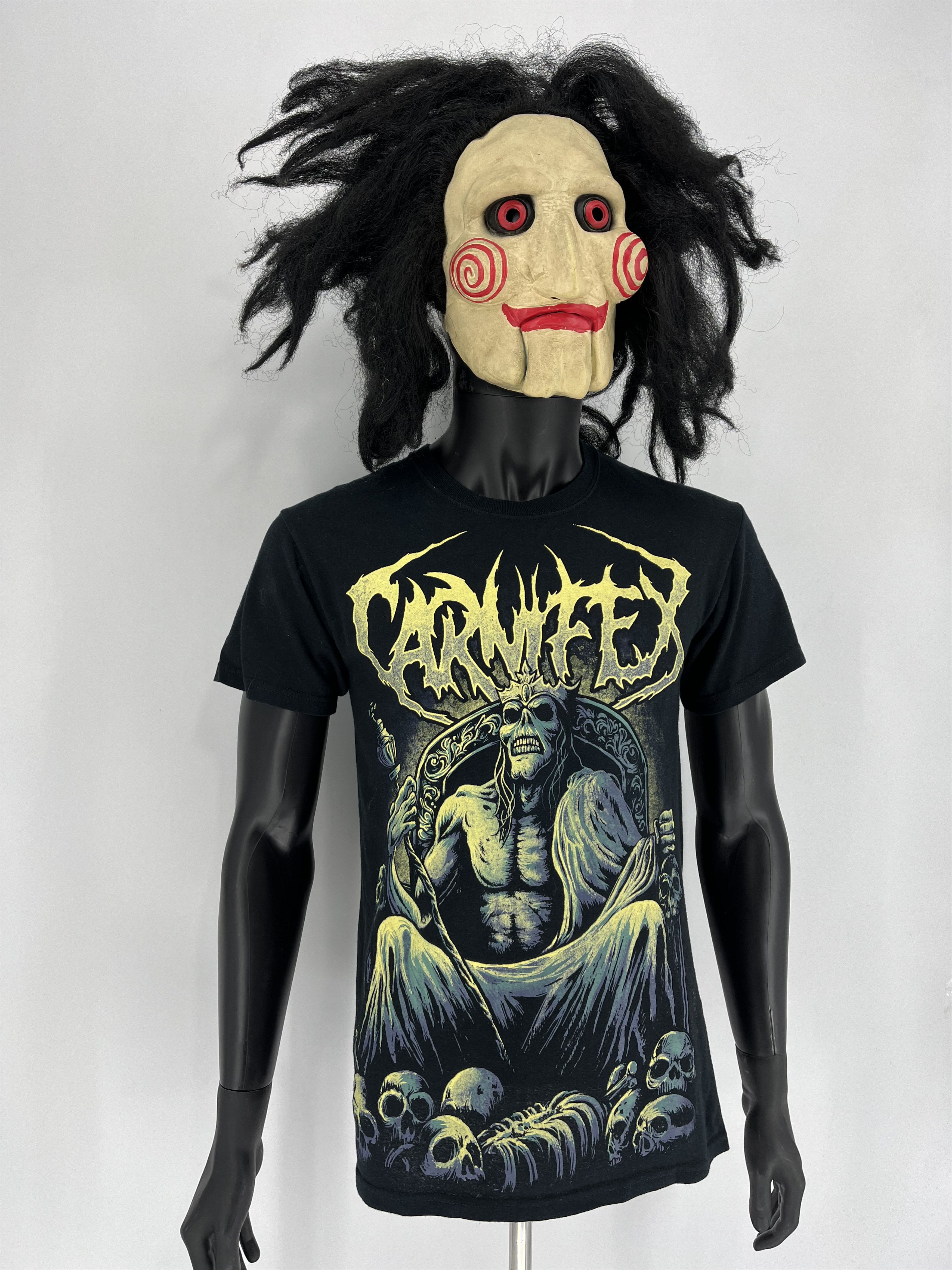 Band Tees × Vintage Vintage Y2K Carnifex Deathcore Metal T-Shirt Size US S / EU 44-46 / 1 - 3 Thumbnail