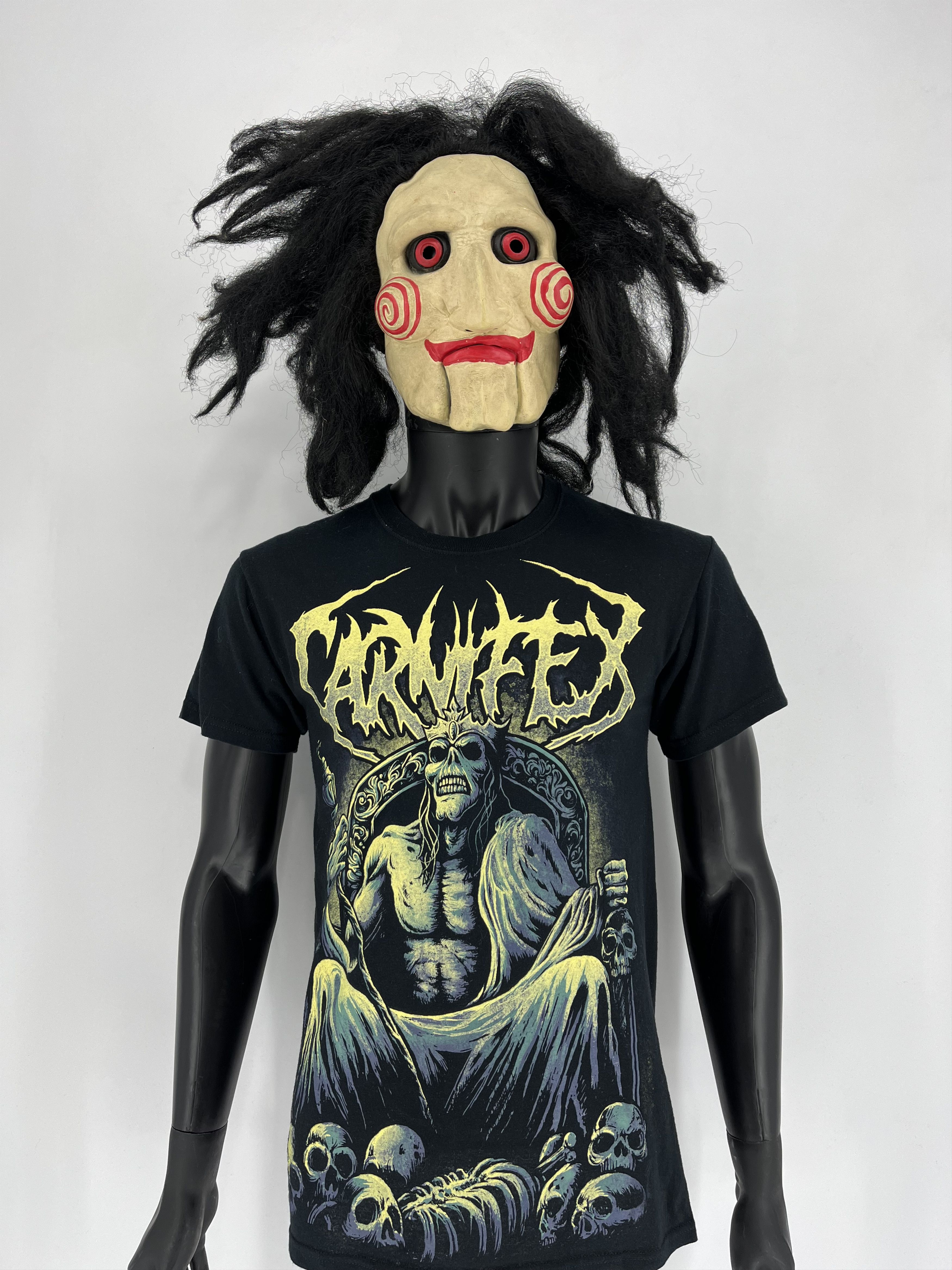 Band Tees × Vintage Vintage Y2K Carnifex Deathcore Metal T-Shirt Size US S / EU 44-46 / 1 - 1 Thumbnail