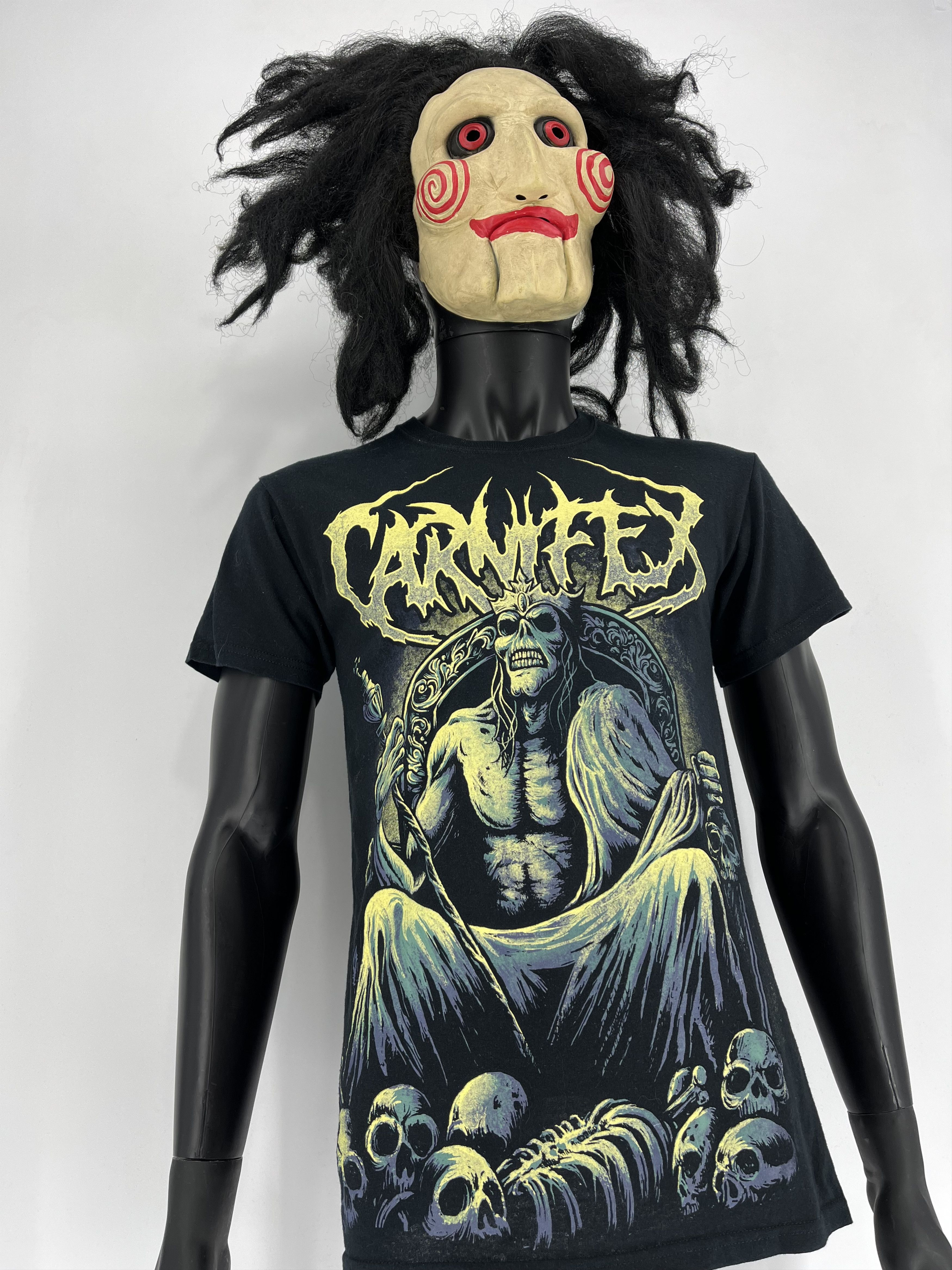 Band Tees × Vintage Vintage Y2K Carnifex Deathcore Metal T-Shirt Size US S / EU 44-46 / 1 - 5 Thumbnail