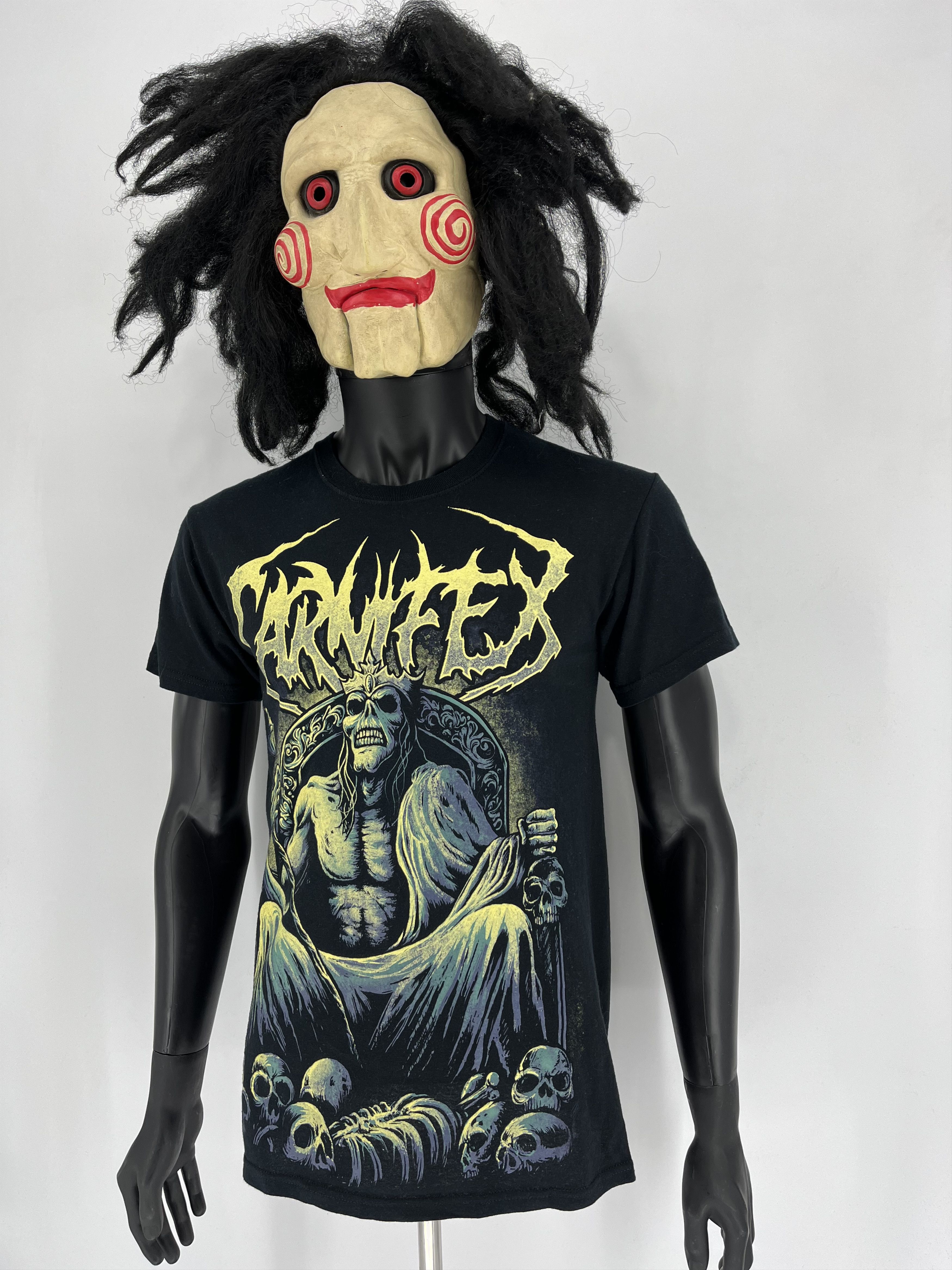 Band Tees × Vintage Vintage Y2K Carnifex Deathcore Metal T-Shirt Size US S / EU 44-46 / 1 - 4 Thumbnail