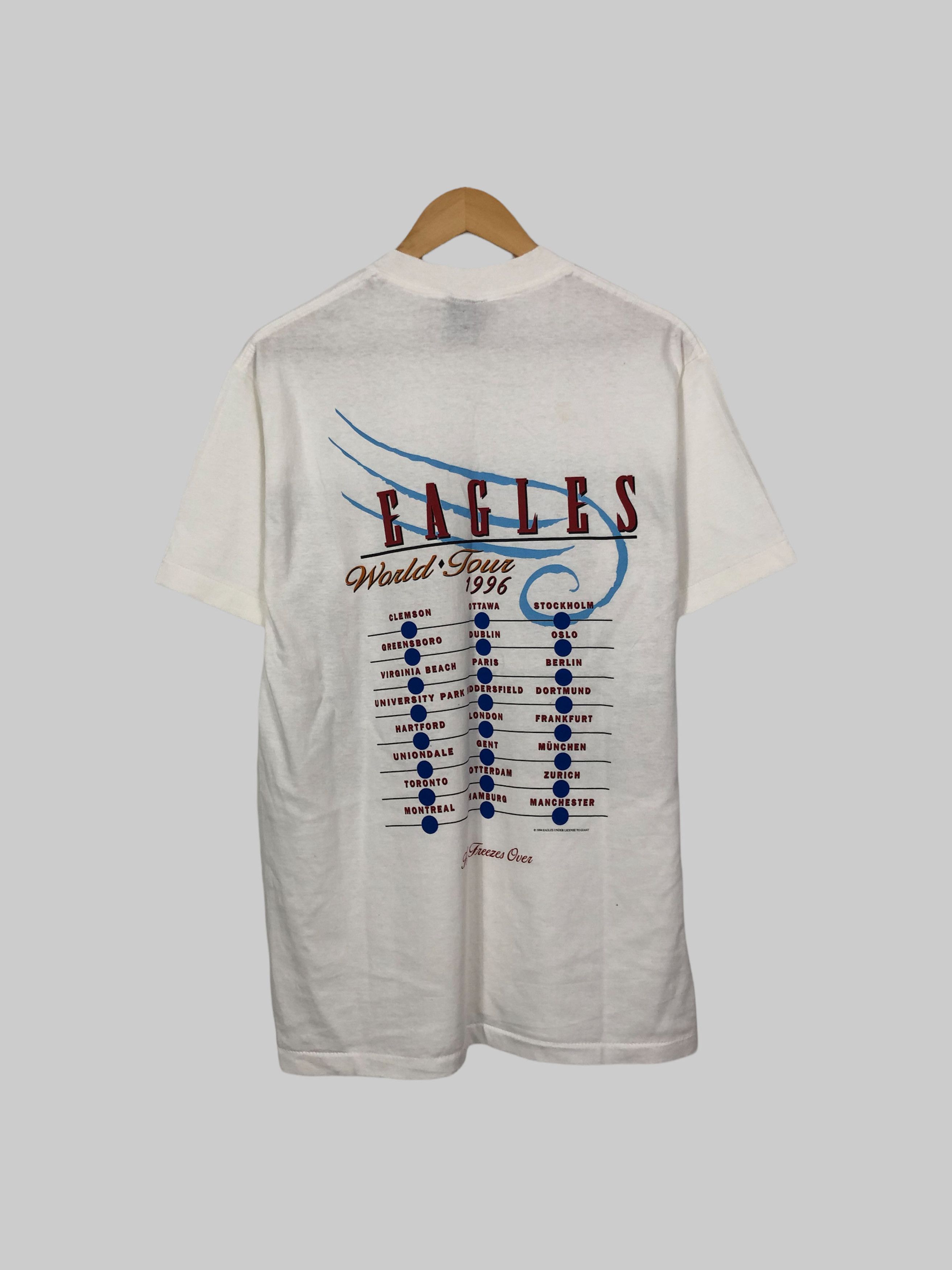 Band Tees Vintage 1994 Eagles (Fleetwood Mac Led Zeppelin Pink Floyd) Size US L / EU 52-54 / 3 - 2 Thumbnail
