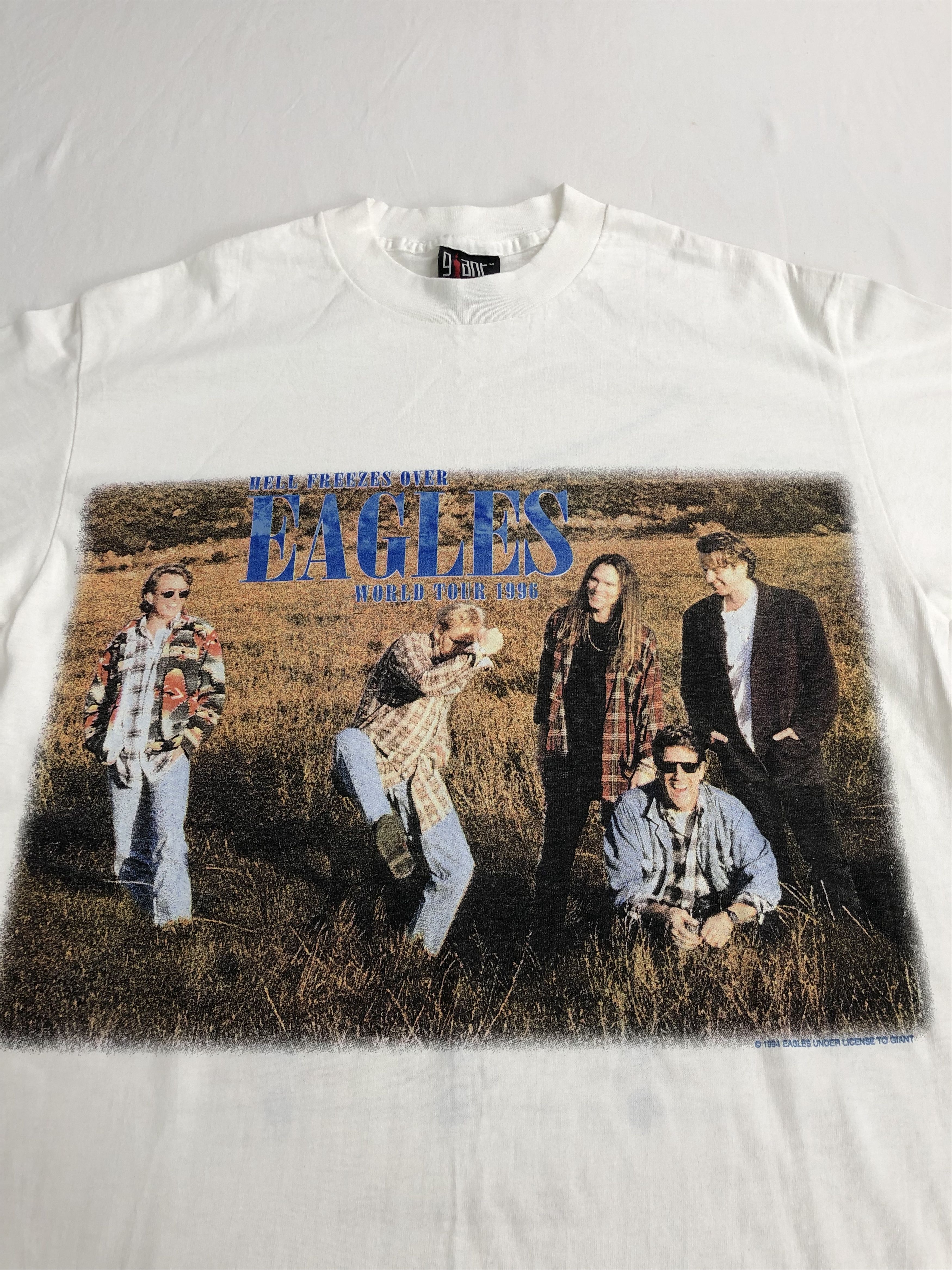 Band Tees Vintage 1994 Eagles (Fleetwood Mac Led Zeppelin Pink Floyd) Size US L / EU 52-54 / 3 - 3 Thumbnail