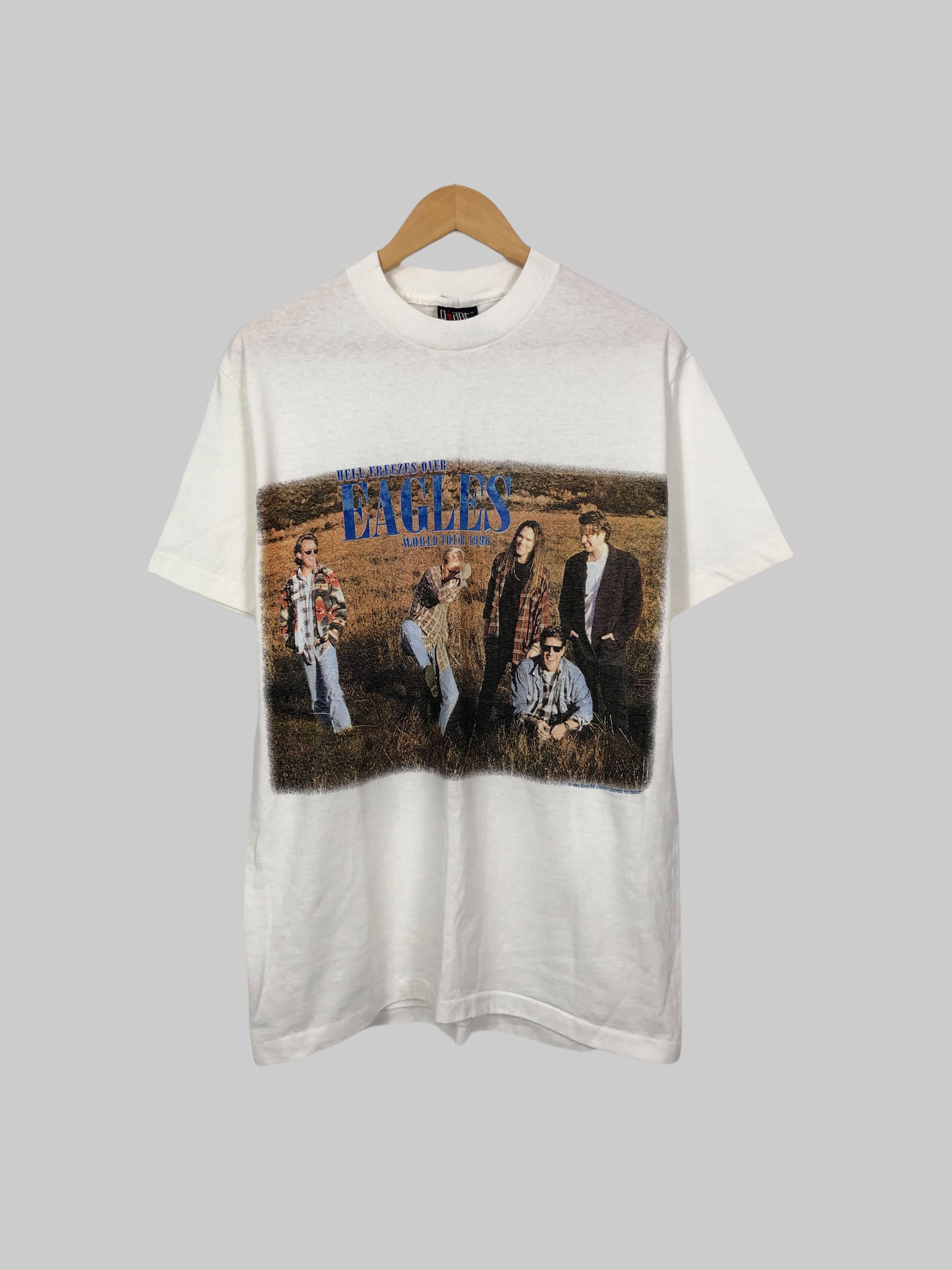 Band Tees Vintage 1994 Eagles (Fleetwood Mac Led Zeppelin Pink Floyd) Size US L / EU 52-54 / 3 - 1 Thumbnail