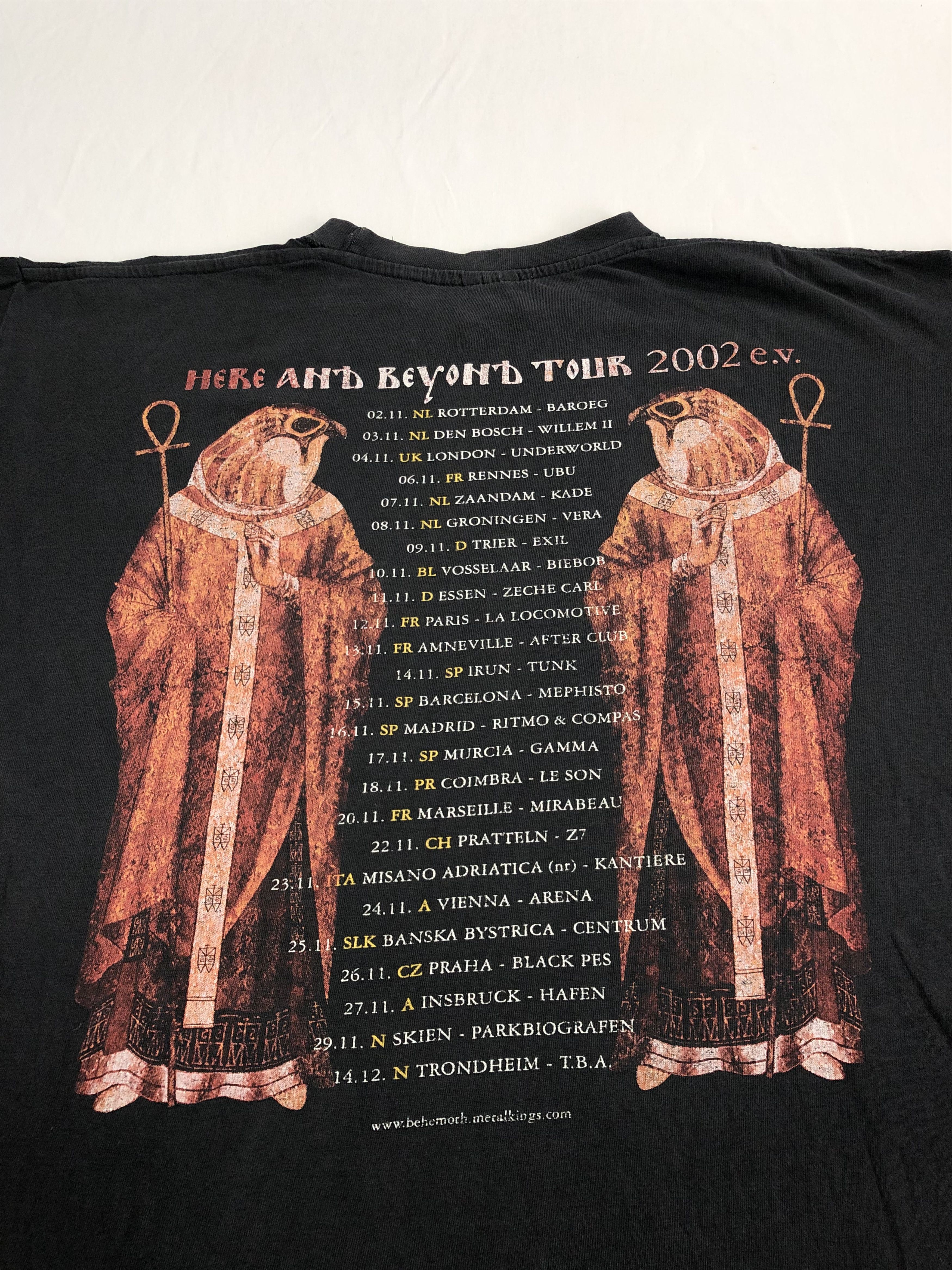 Band Tees Vintage 2002 Behemoth (Arch Enemy Dimmu Borgir Napalm) Size US XL / EU 56 / 4 - 16 Thumbnail