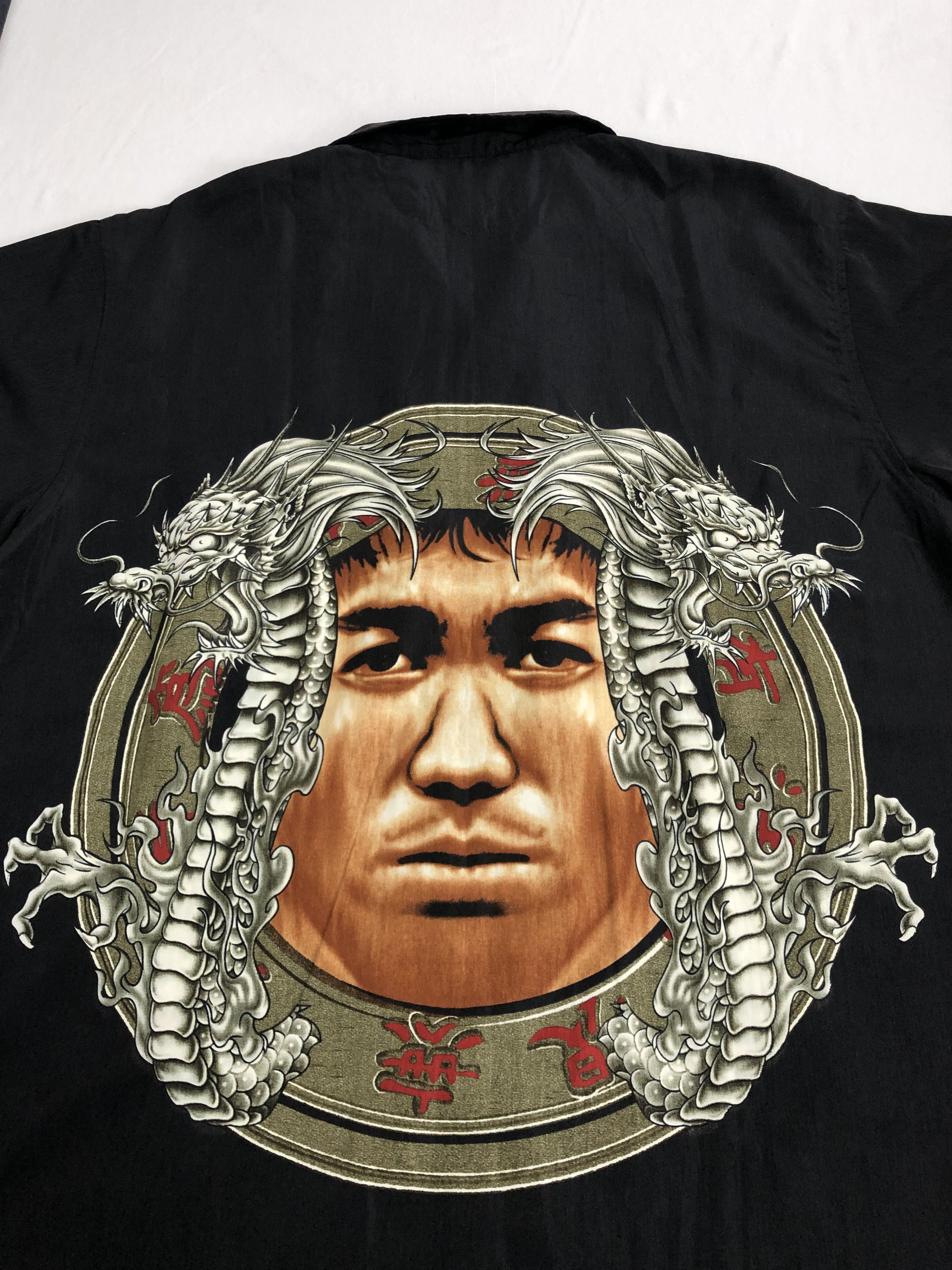 Japanese Brand Vintage Dnon Bruce Lee Dragon Shirt (Jackie Chan Muhammad) Size US M / EU 48-50 / 2 - 7 Thumbnail