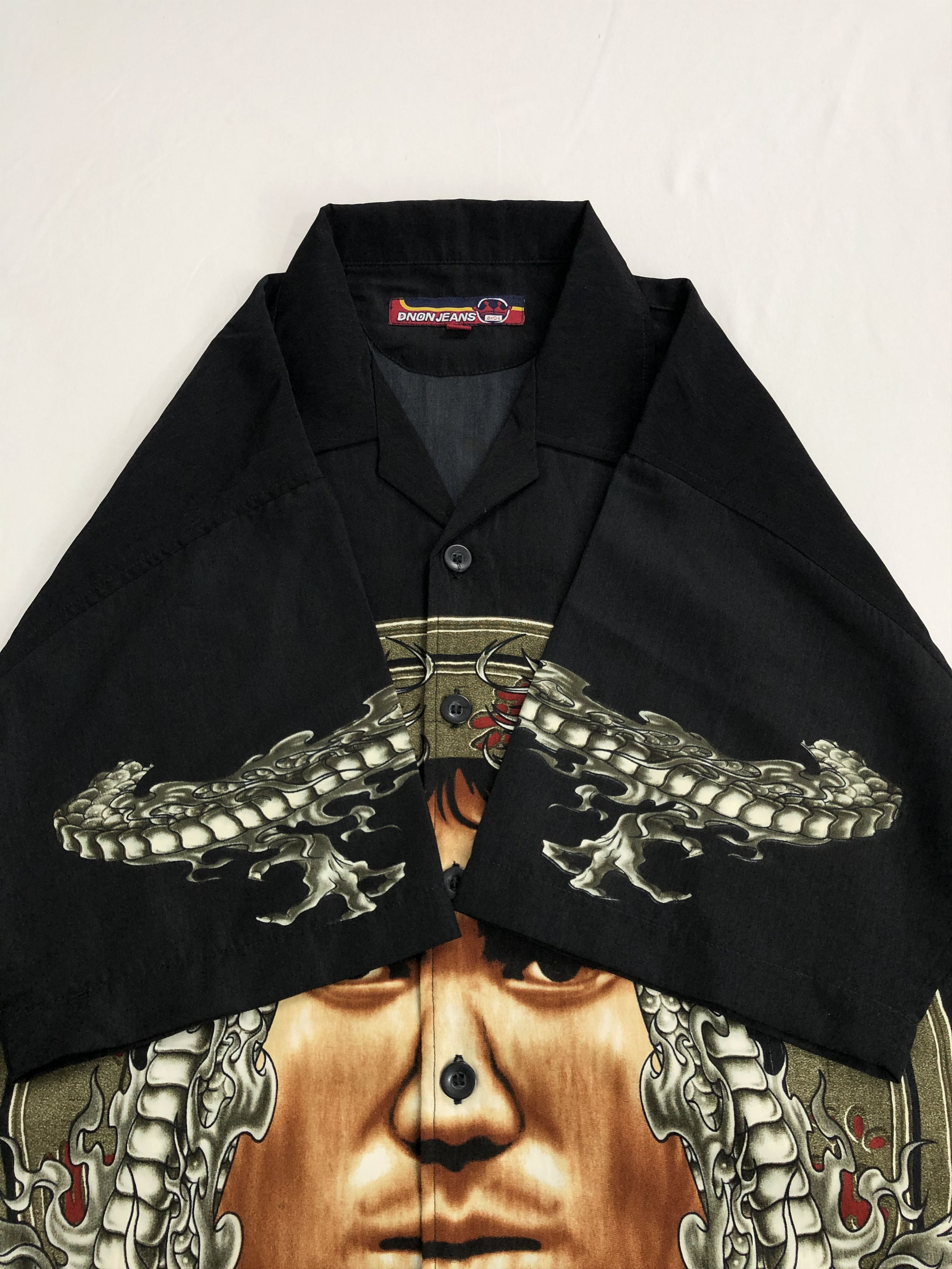 Japanese Brand Vintage Dnon Bruce Lee Dragon Shirt (Jackie Chan Muhammad) Size US M / EU 48-50 / 2 - 6 Thumbnail