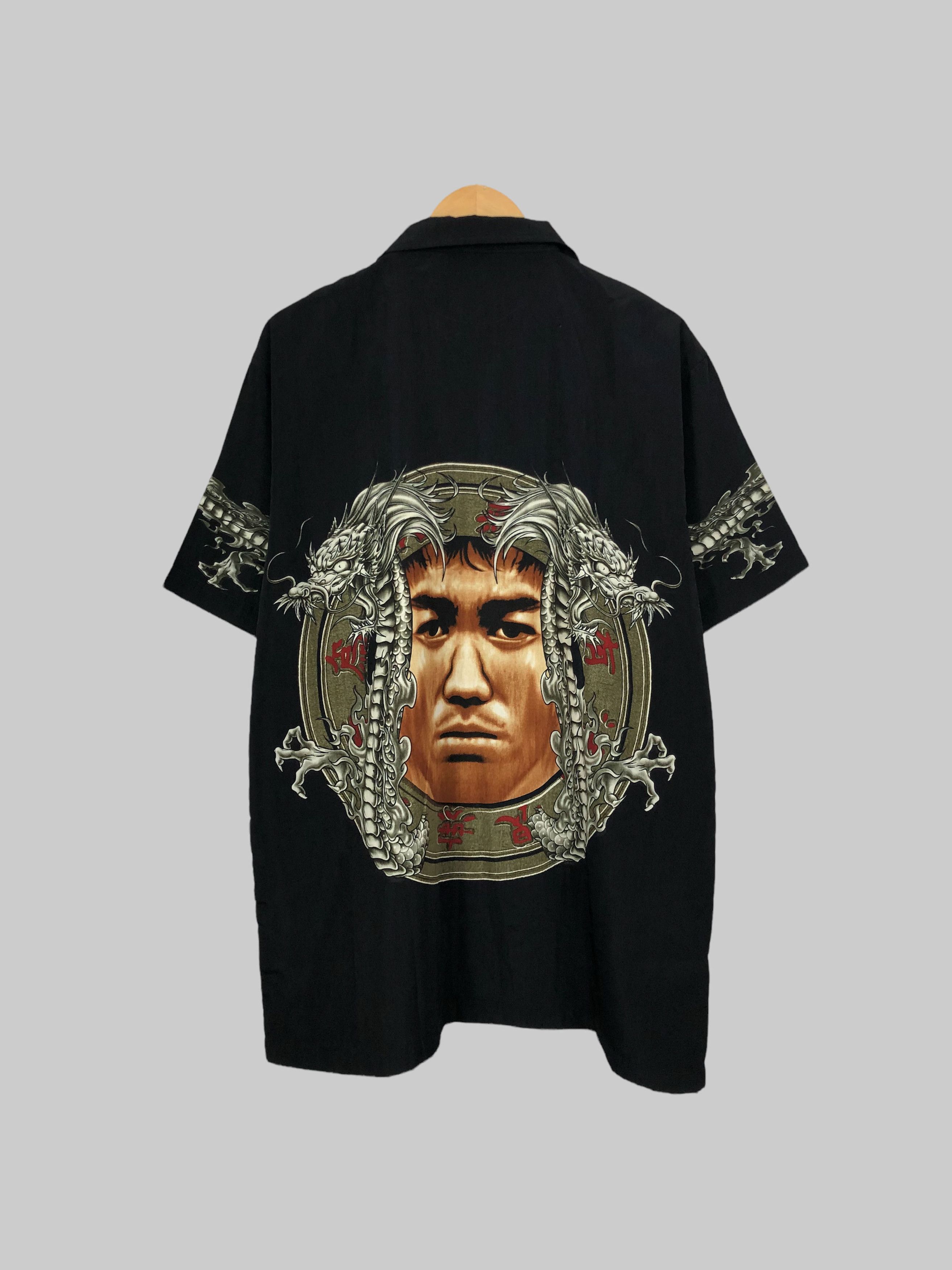 Japanese Brand Vintage Dnon Bruce Lee Dragon Shirt (Jackie Chan Muhammad) Size US M / EU 48-50 / 2 - 2 Thumbnail
