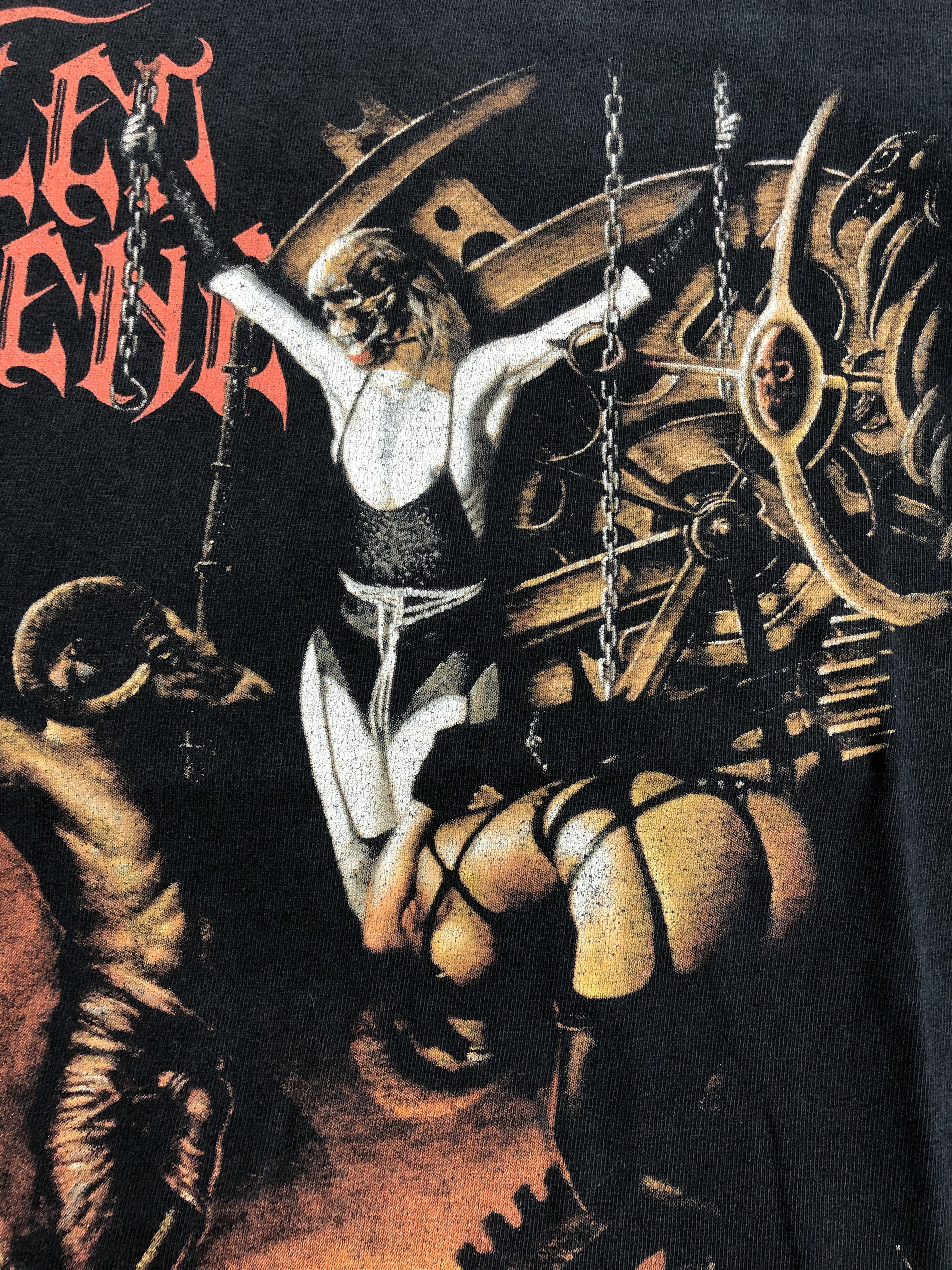 Band Tees Vintage 00s Impaled Nazarene Smoke Crack and Worship Satan Size US M / EU 48-50 / 2 - 4 Thumbnail