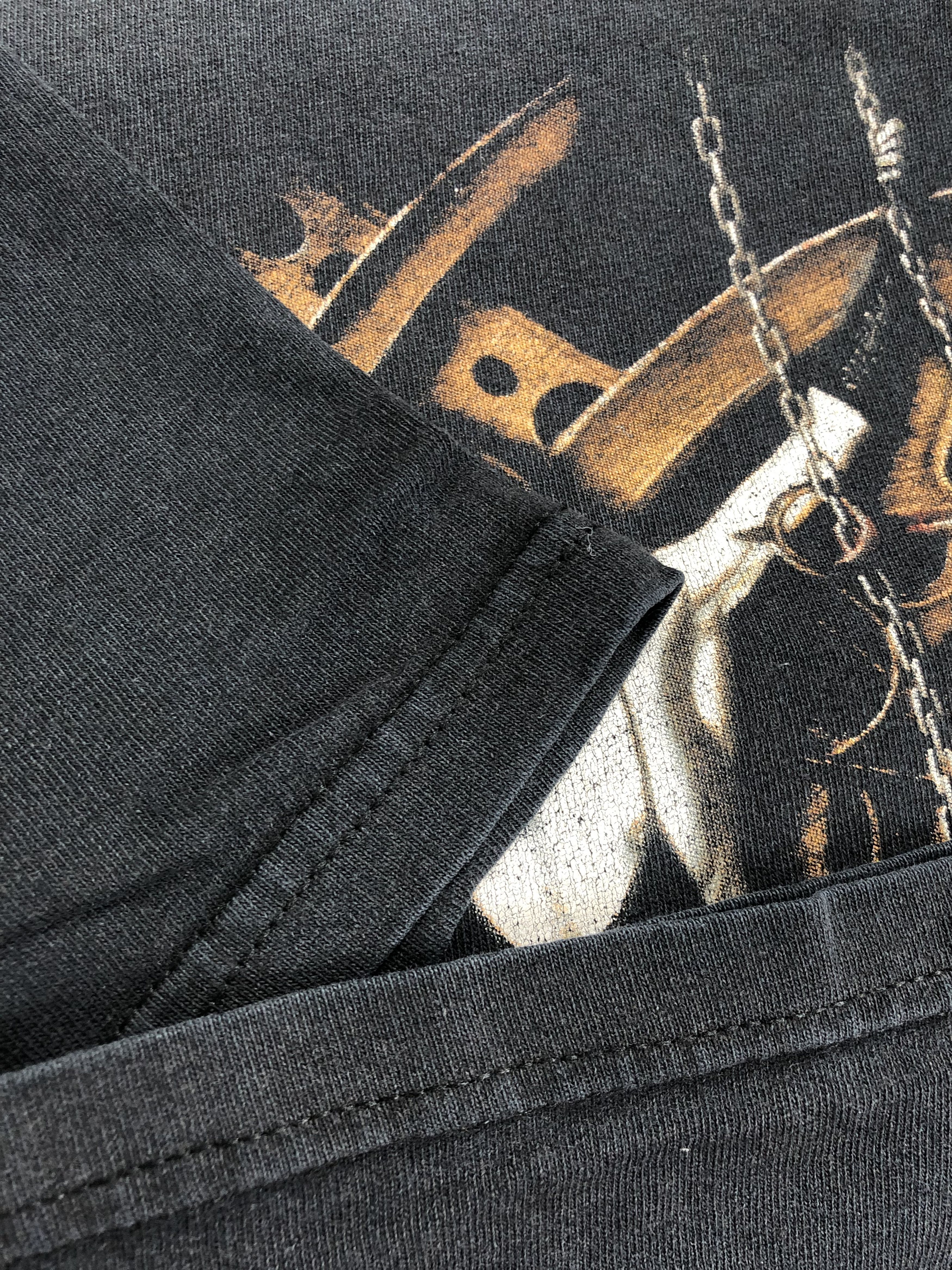 Band Tees Vintage 00s Impaled Nazarene Smoke Crack and Worship Satan Size US M / EU 48-50 / 2 - 12 Thumbnail