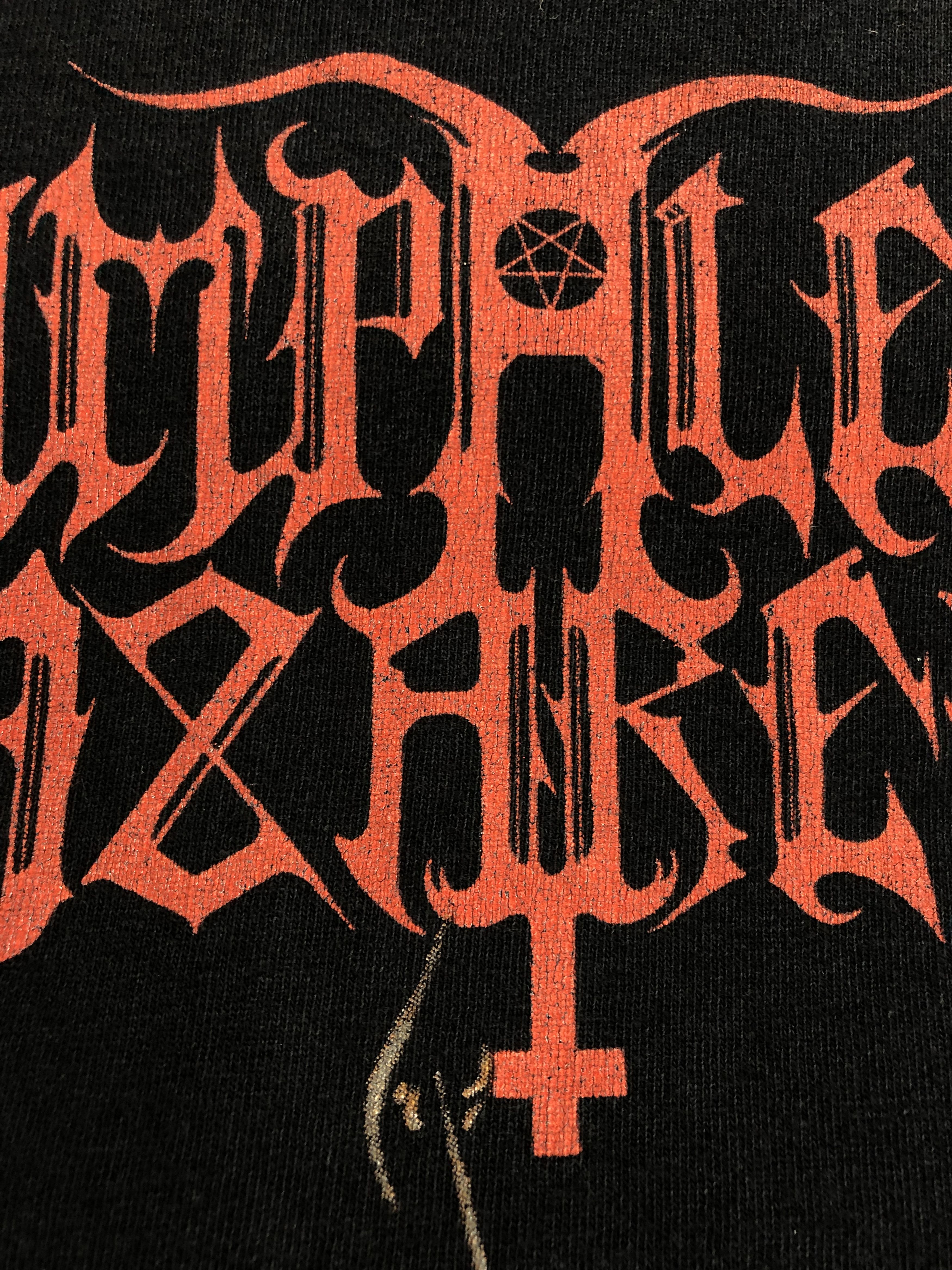 Band Tees Vintage 00s Impaled Nazarene Smoke Crack and Worship Satan Size US M / EU 48-50 / 2 - 6 Thumbnail