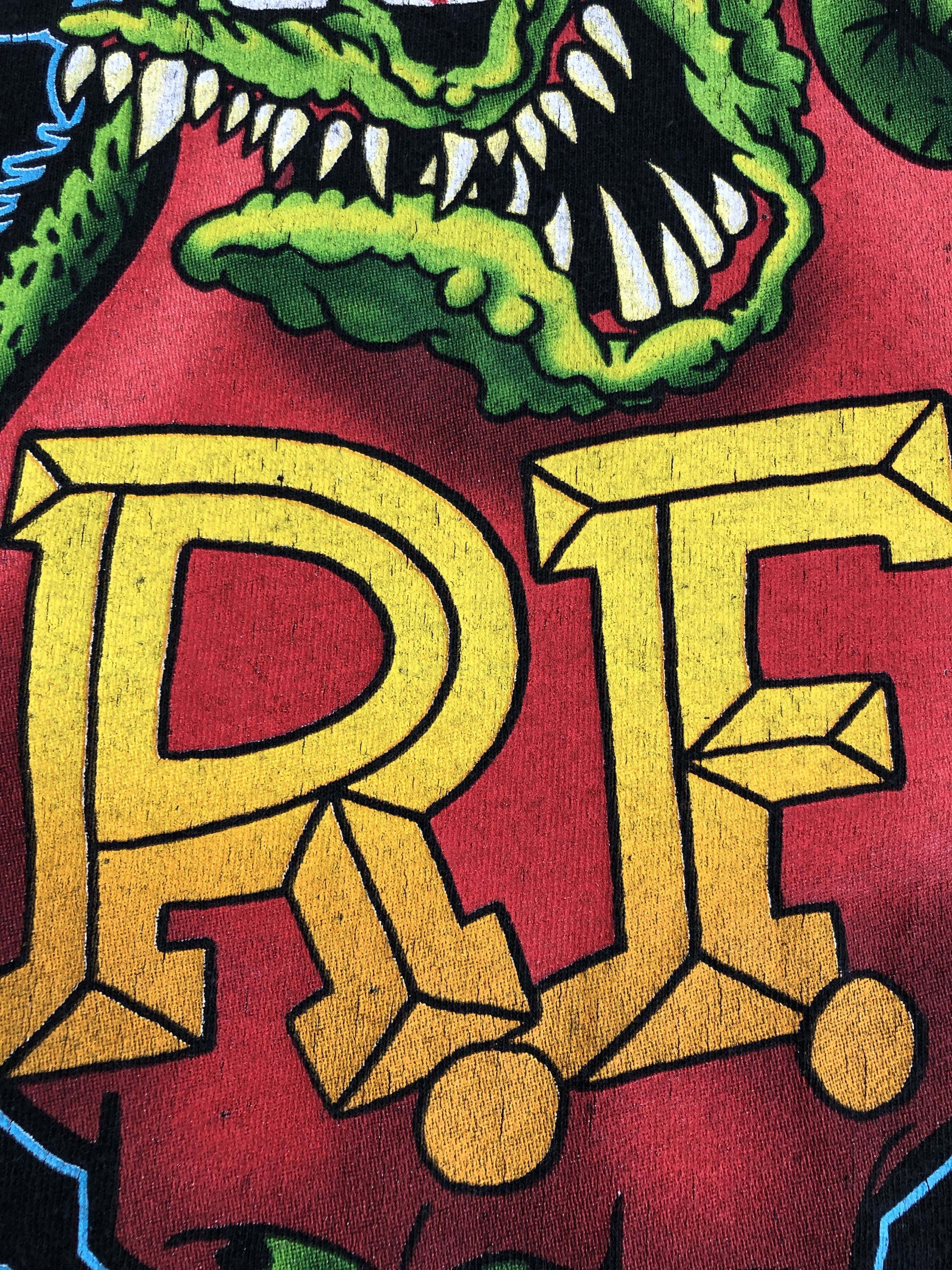 Vintage Vintage 90s Ed Roth Rat Fink 1984 Reprint t-shirt Size US XL / EU 56 / 4 - 6 Thumbnail