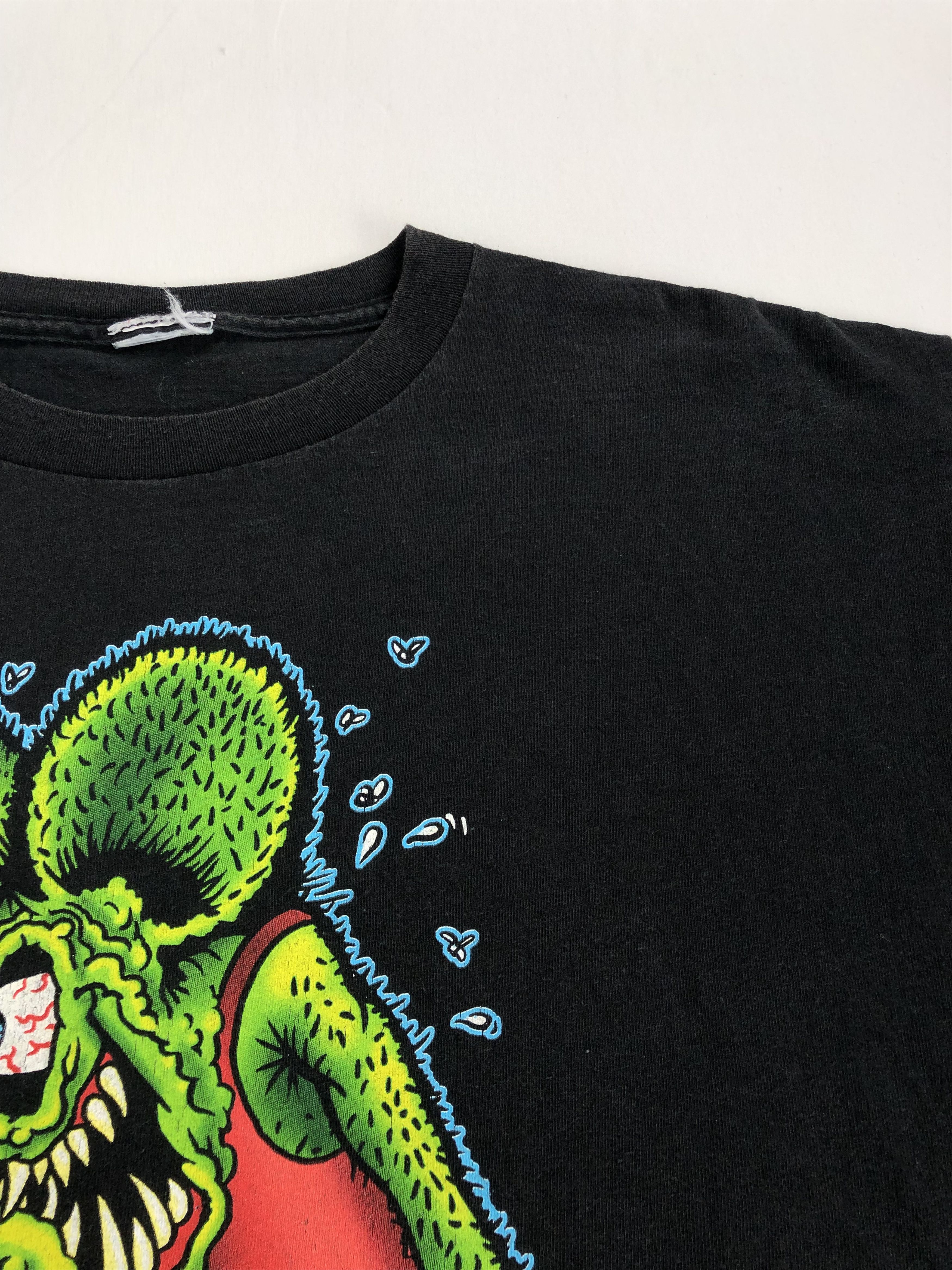 Vintage Vintage 90s Ed Roth Rat Fink 1984 Reprint t-shirt Size US XL / EU 56 / 4 - 12 Thumbnail