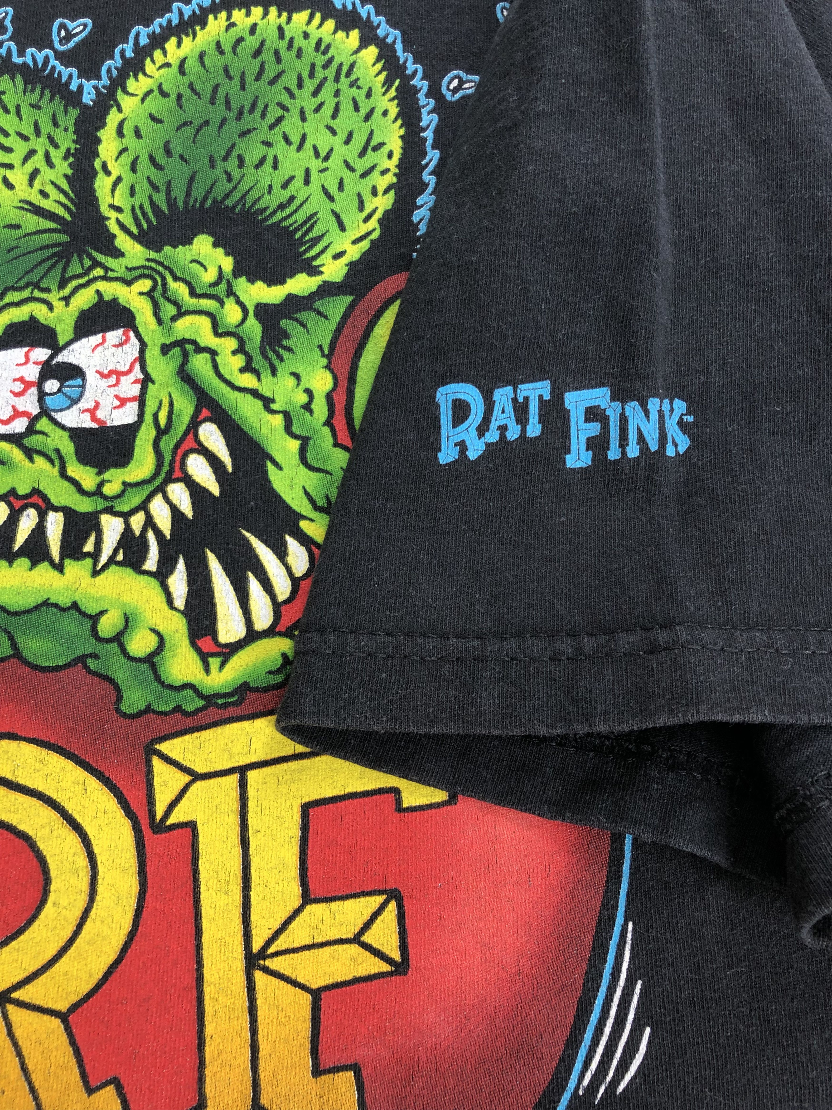 Vintage Vintage 90s Ed Roth Rat Fink 1984 Reprint t-shirt Size US XL / EU 56 / 4 - 8 Thumbnail