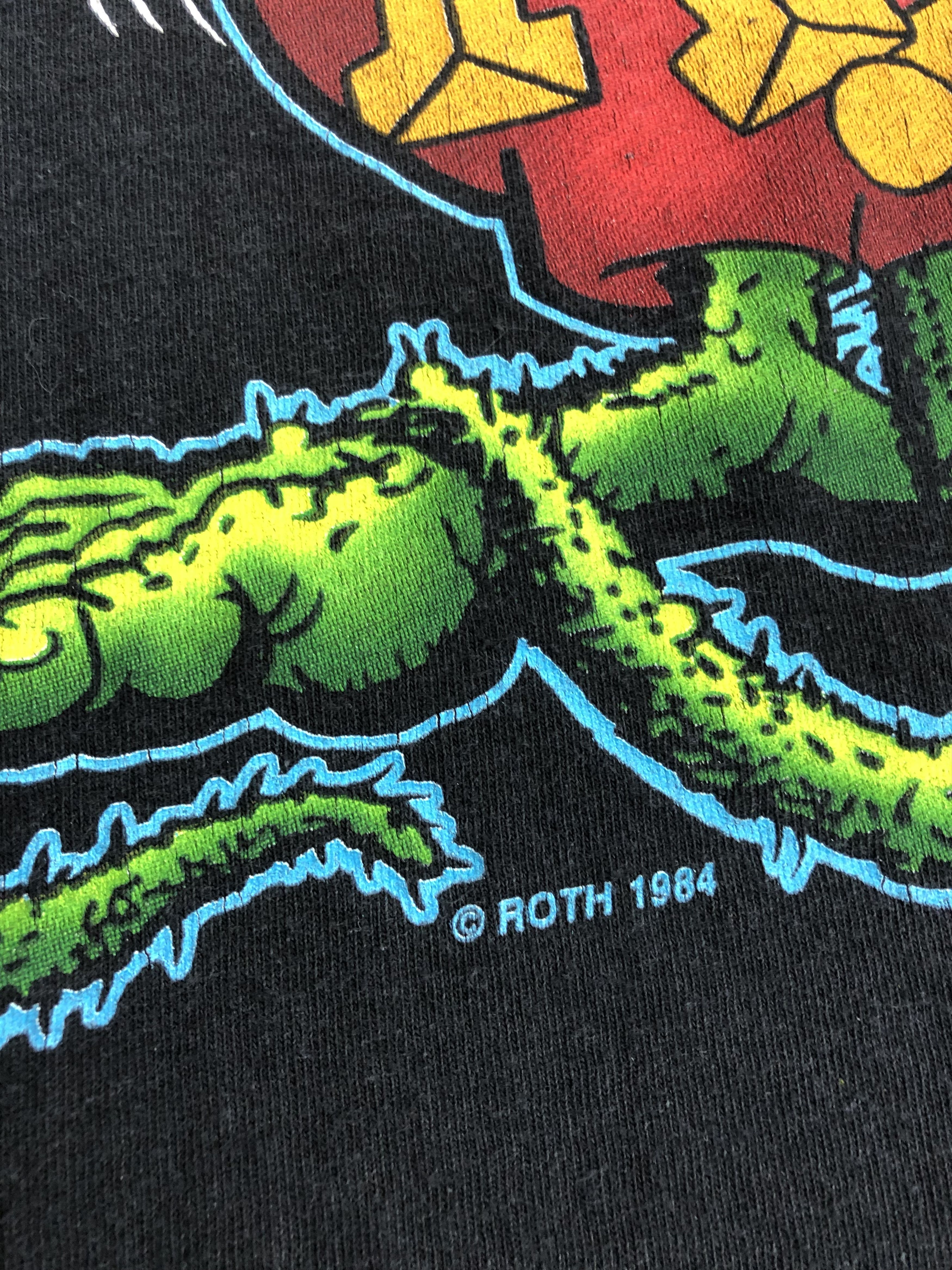 Vintage Vintage 90s Ed Roth Rat Fink 1984 Reprint t-shirt Size US XL / EU 56 / 4 - 7 Thumbnail