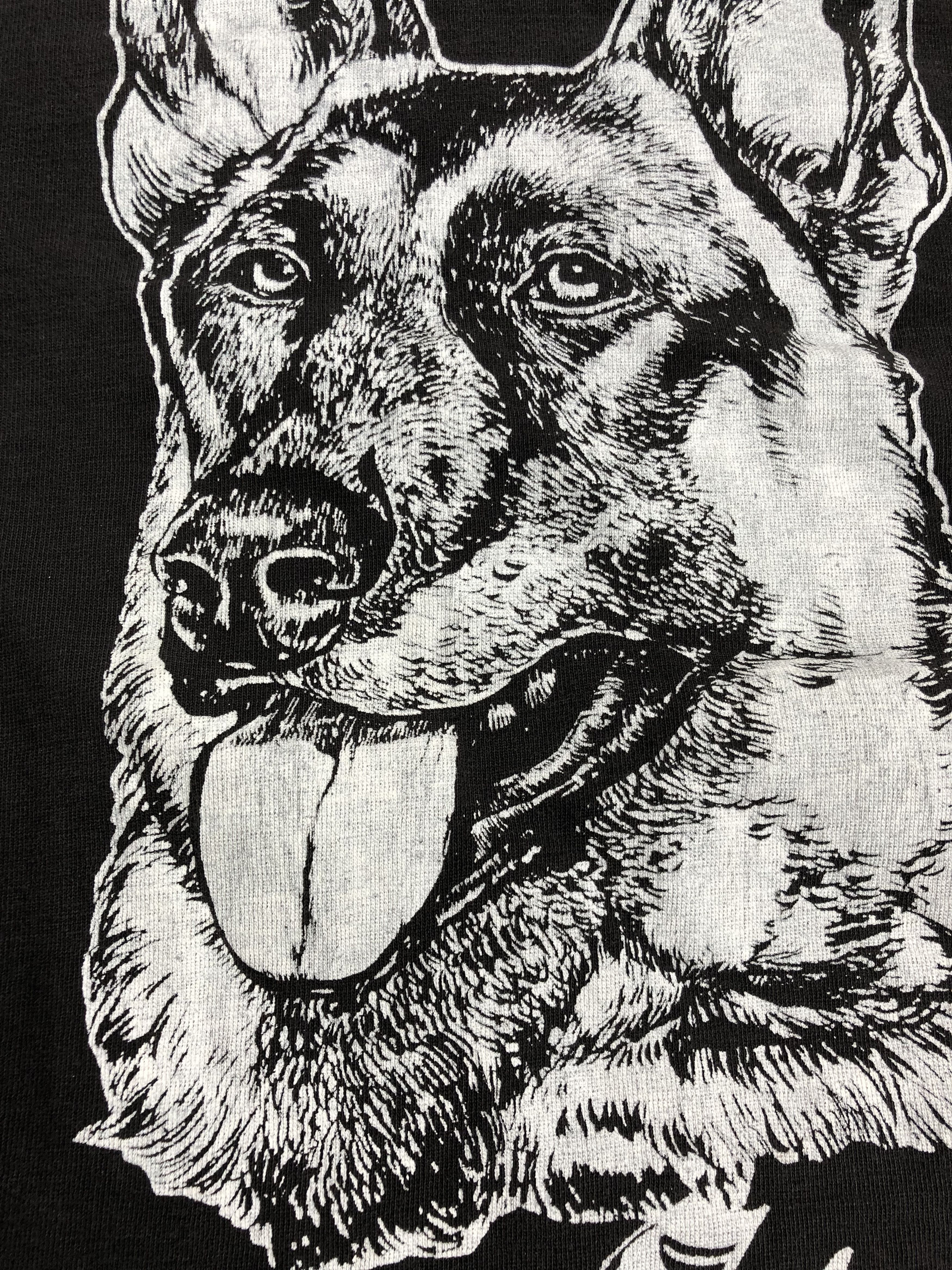 Vintage Vintage 90s German Shepherd Dog t-shirt Size US L / EU 52-54 / 3 - 6 Thumbnail