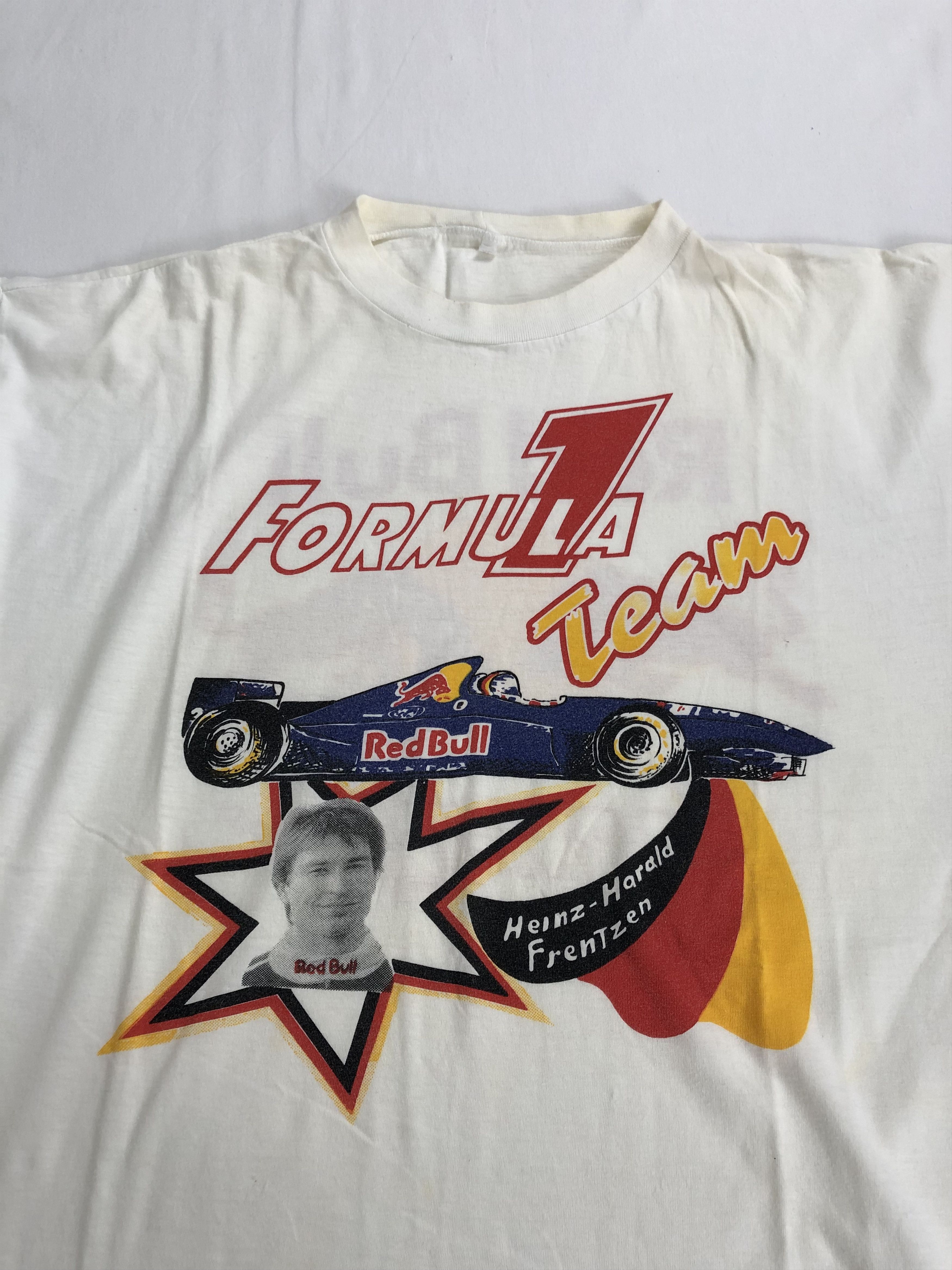 Formula 1 Vintage 90s Heinz Harald Frentzen Sauber Team Red Bull Size US XL / EU 56 / 4 - 4 Thumbnail