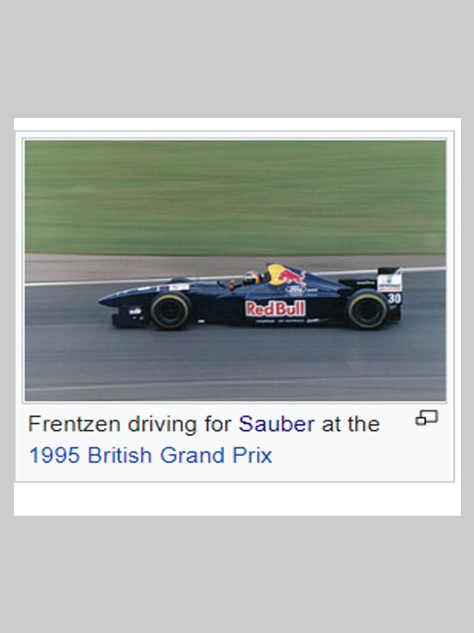 Formula 1 Vintage 90s Heinz Harald Frentzen Sauber Team Red Bull Size US XL / EU 56 / 4 - 3 Thumbnail