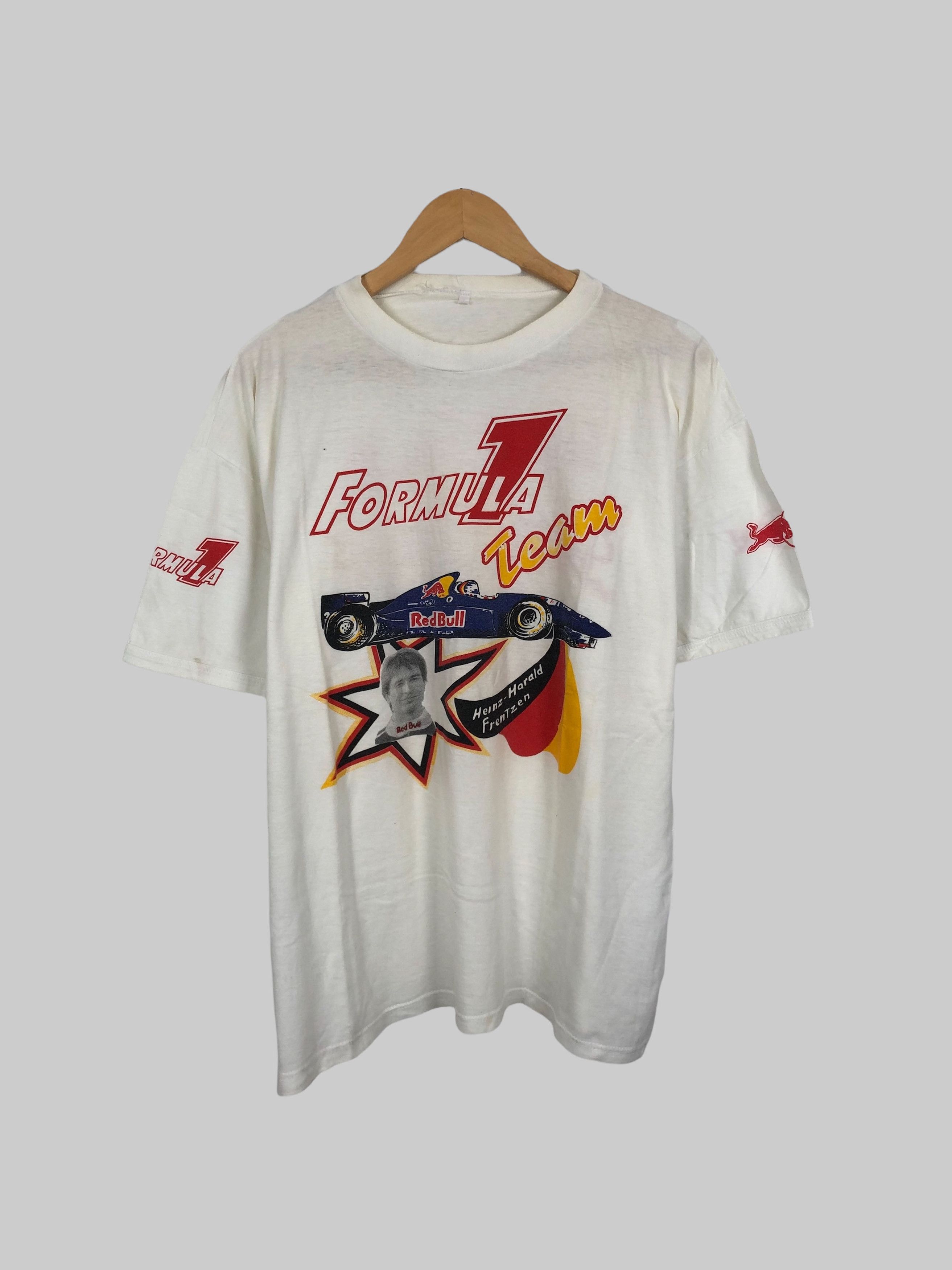 Formula 1 Vintage 90s Heinz Harald Frentzen Sauber Team Red Bull Size US XL / EU 56 / 4 - 1 Thumbnail