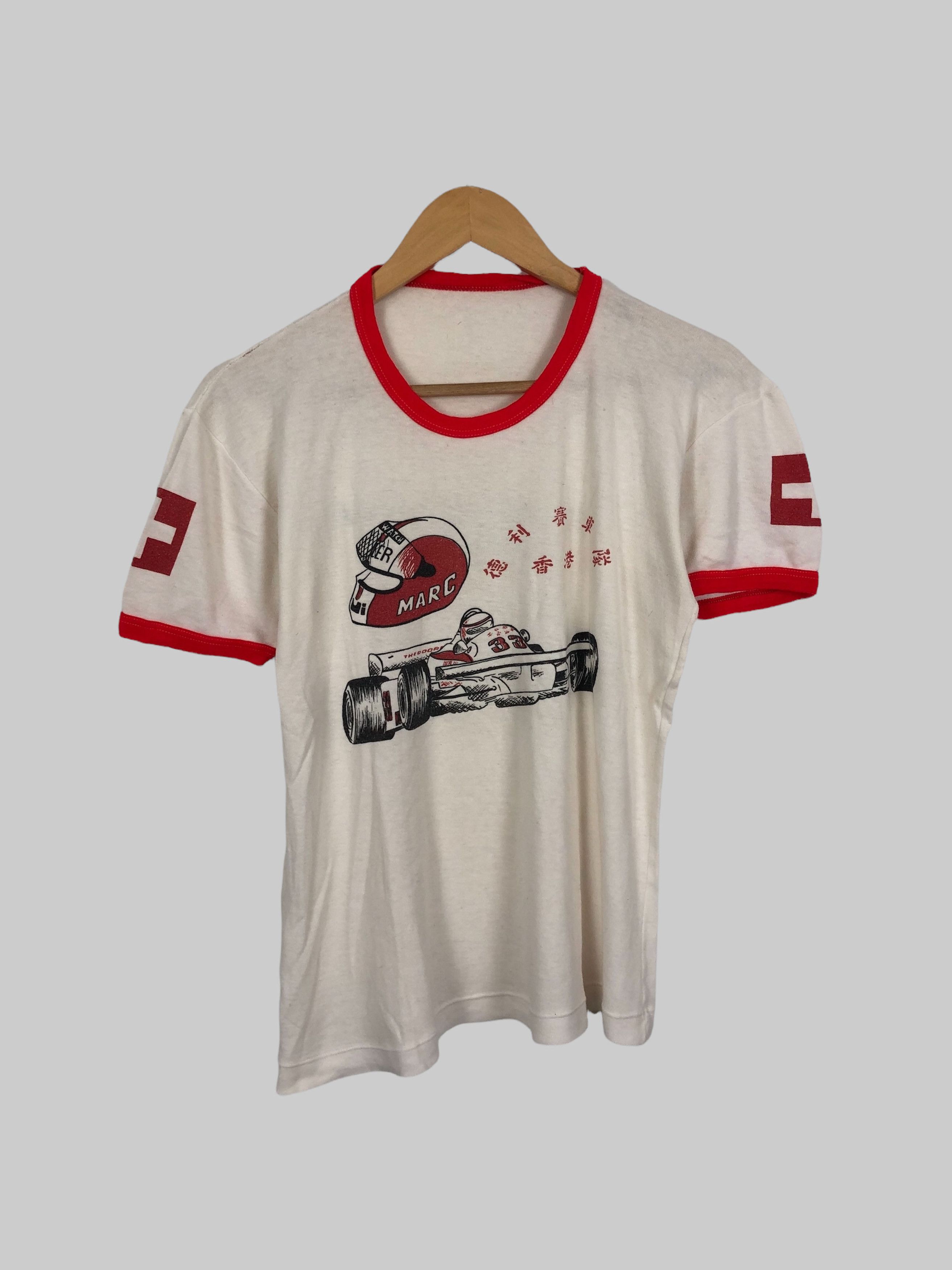 Formula 1 Vintage 80s Marc Surer Theodore Racing Hong Kong F1 t-shirt Size US M / EU 48-50 / 2 - 1 Thumbnail