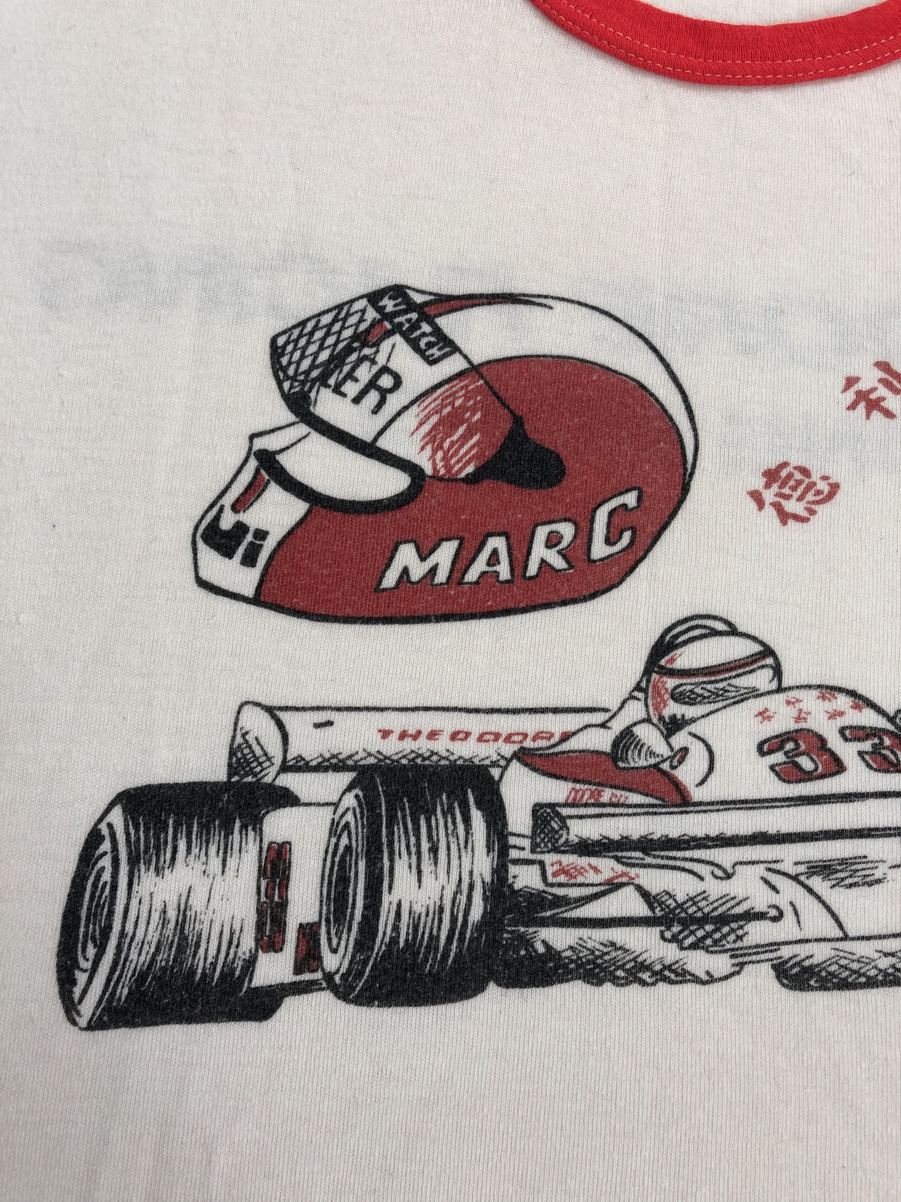 Formula 1 Vintage 80s Marc Surer Theodore Racing Hong Kong F1 t-shirt Size US M / EU 48-50 / 2 - 5 Thumbnail