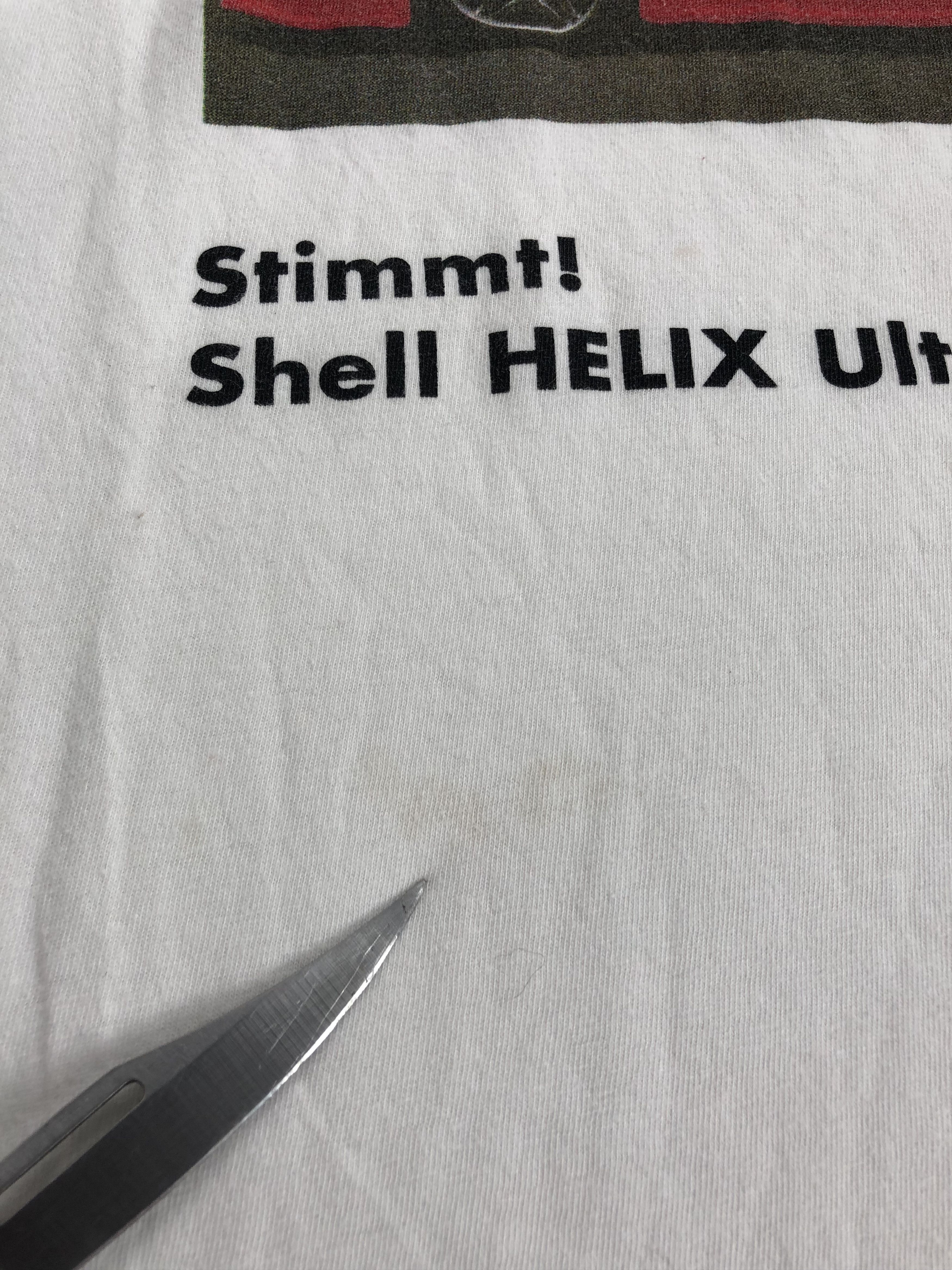 Ferrari Vintage 90s Ferrari Shell Helix Ultra Promo t-shirt Size US XL / EU 56 / 4 - 6 Thumbnail