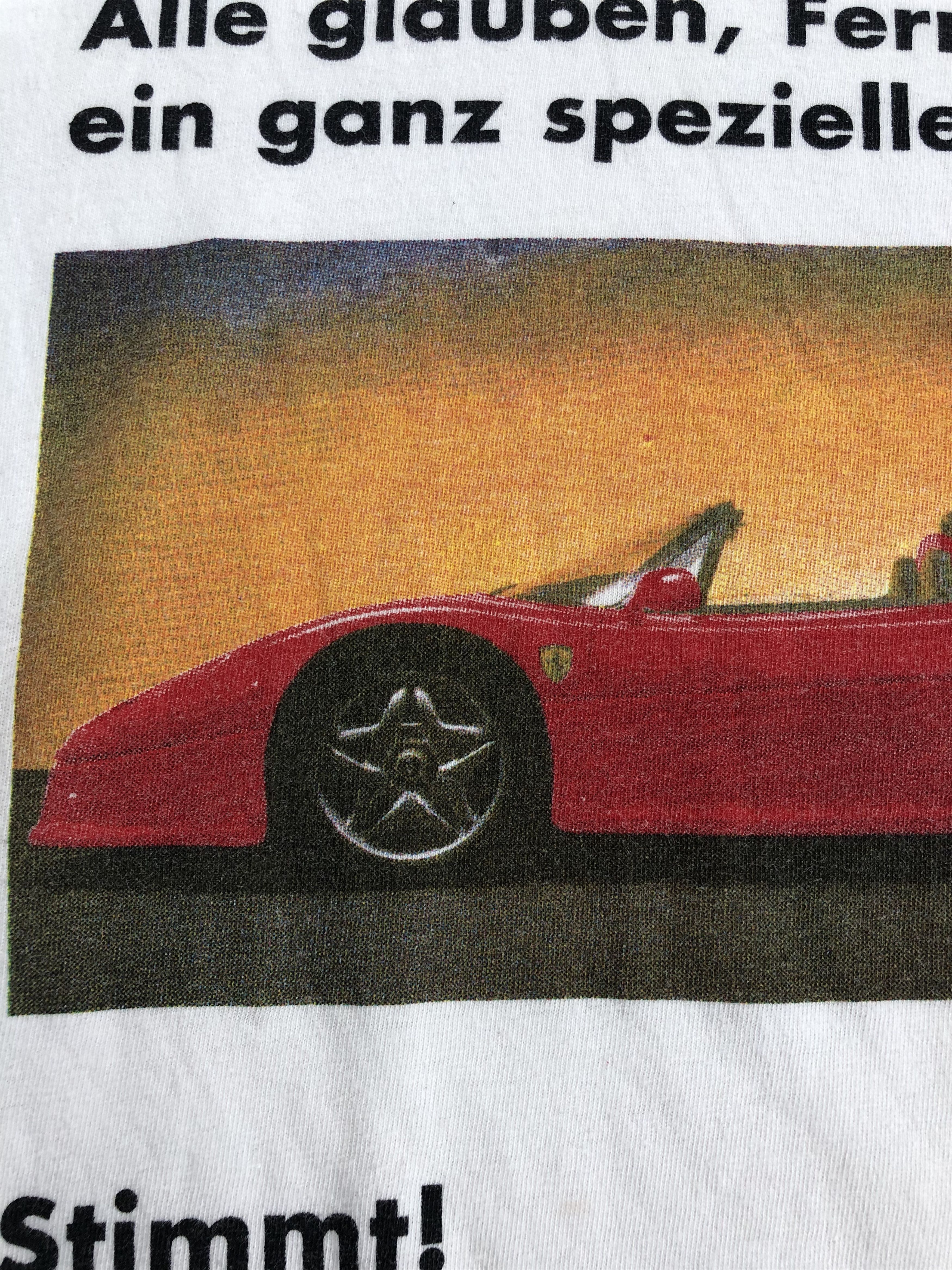 Ferrari Vintage 90s Ferrari Shell Helix Ultra Promo t-shirt Size US XL / EU 56 / 4 - 4 Thumbnail