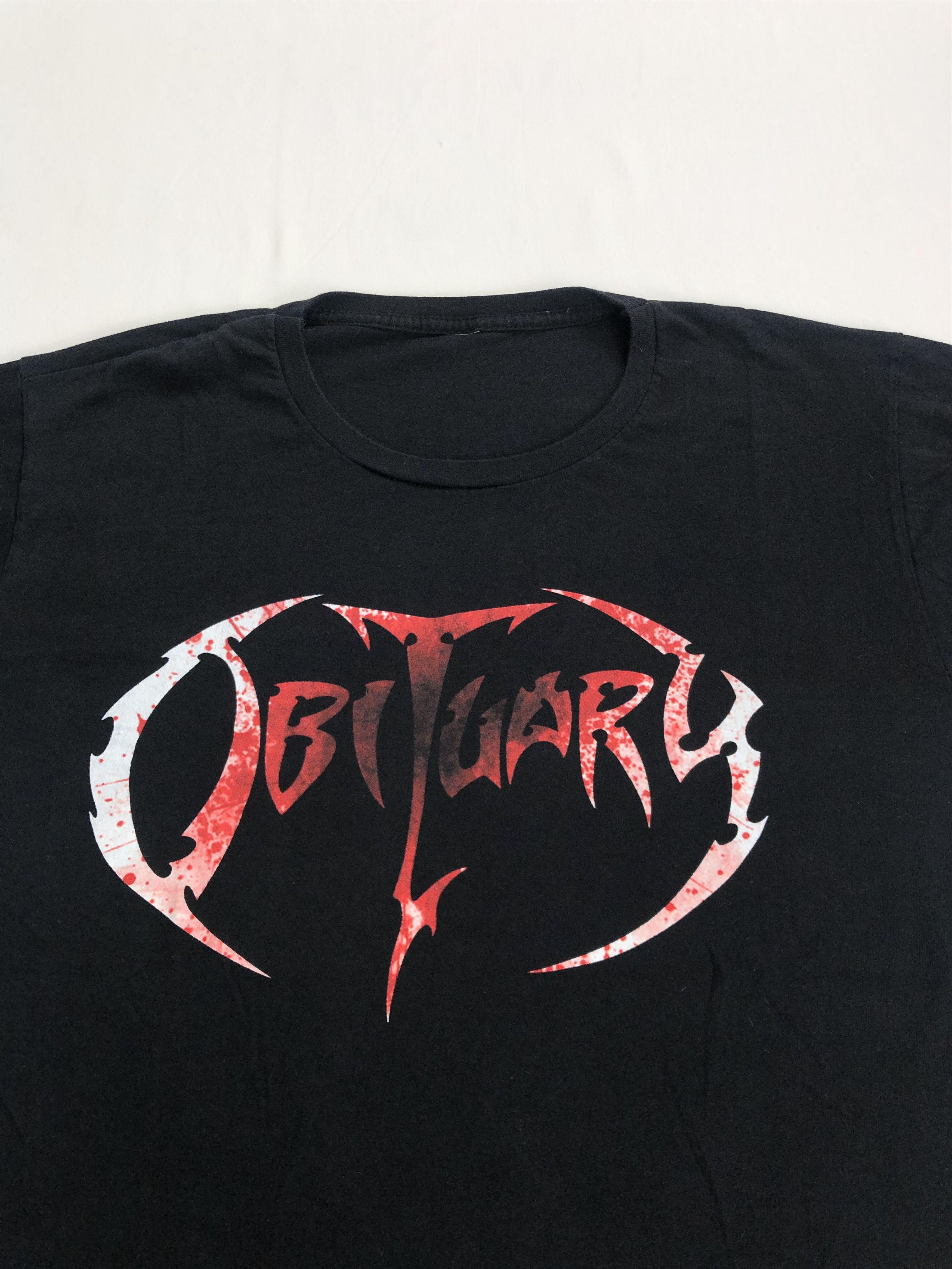 Band Tees Vintage Obituary t-shirt (Morbid Angel Cannibal Corpse) Size US M / EU 48-50 / 2 - 2 Thumbnail